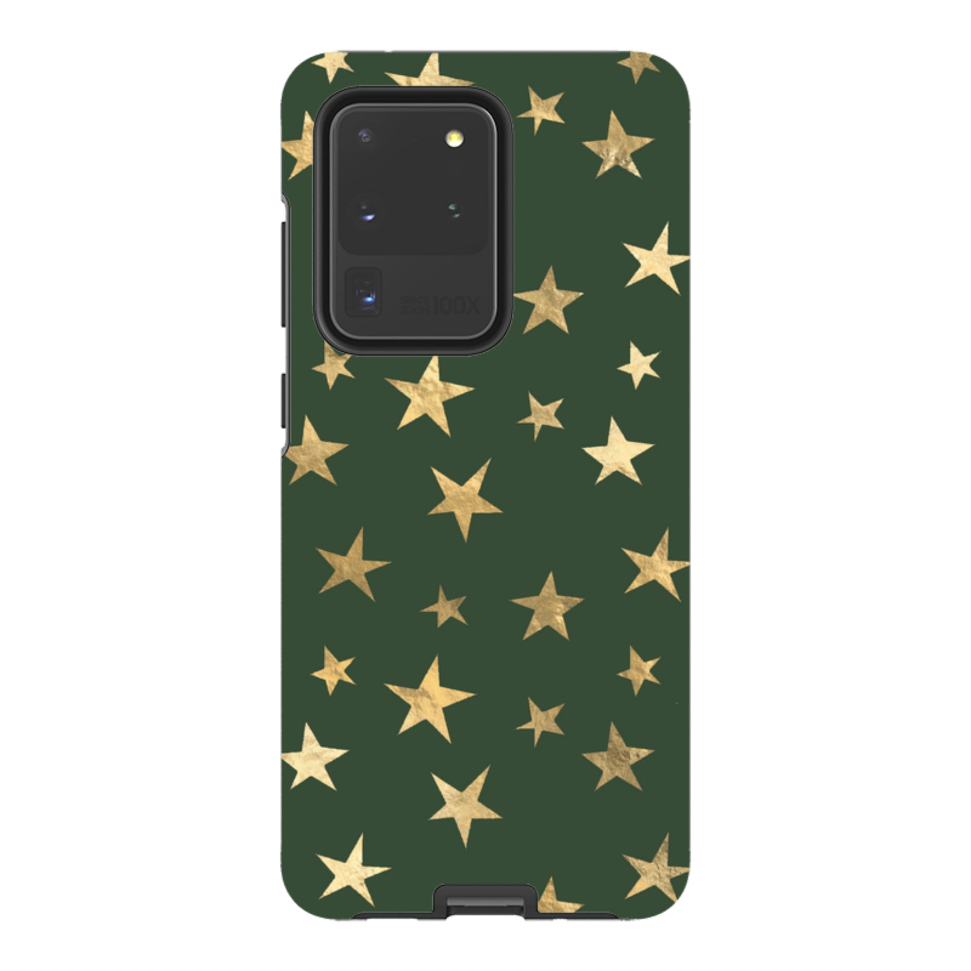 Samsung Tough Case - Green and Gold Stars