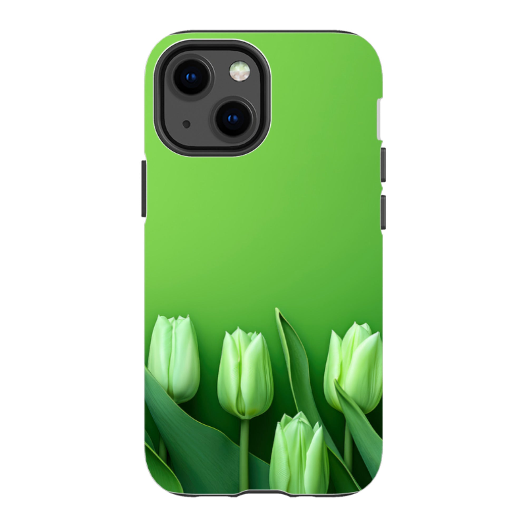 iPhone Tough Case -Green Floral
