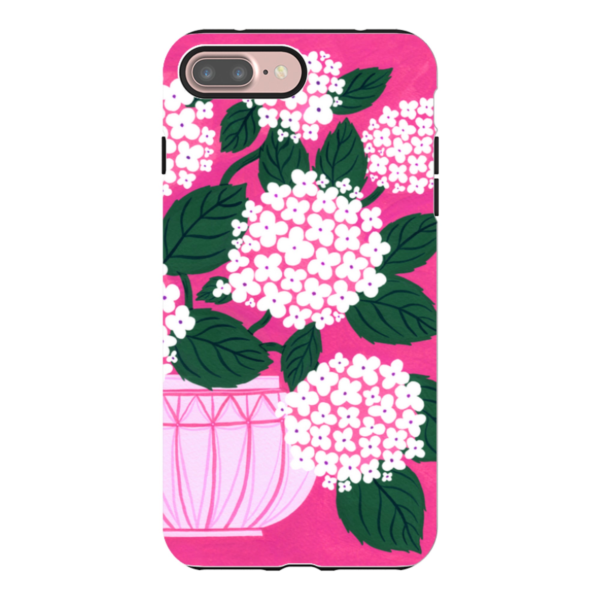 iPhone Tough Case - Hydrangea By Madalina Andronic