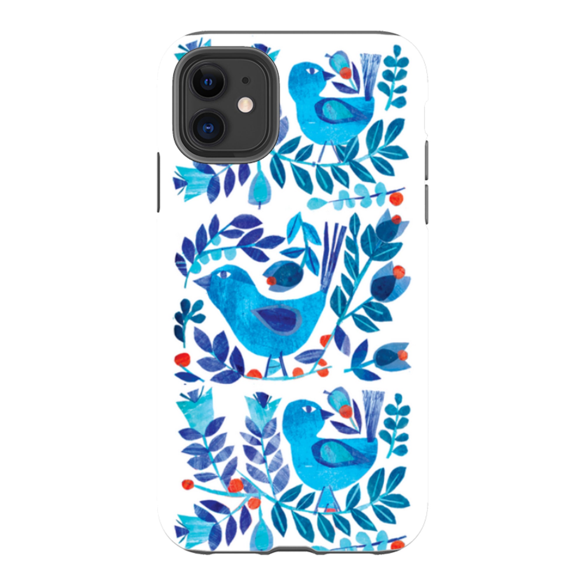 iPhone Tough Case - Scandi Birds By Tracey English