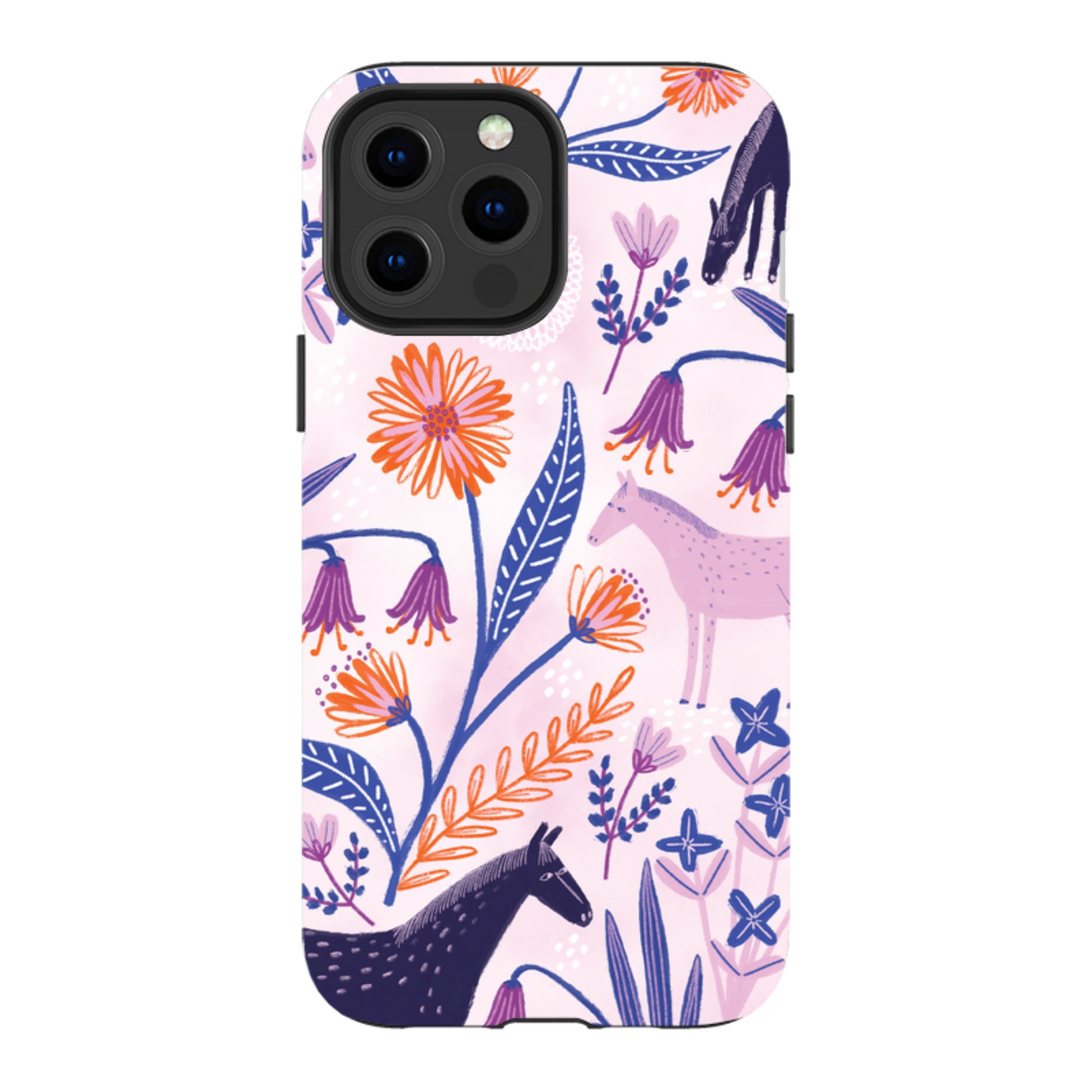 iPhone Tough Case - Wild Ponies By Lee Foster Wilson