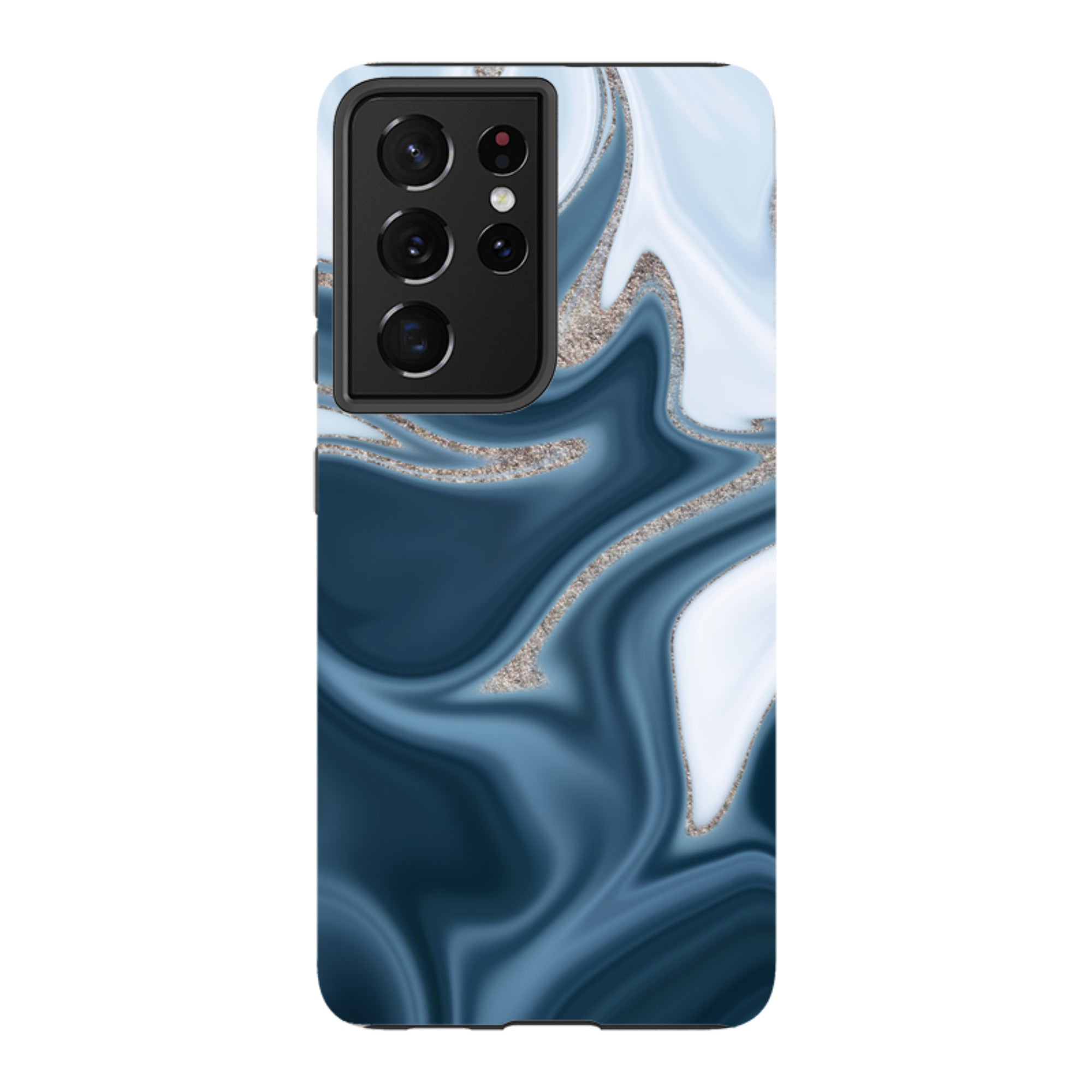 Samsung Tough Case - Blue Ice (case does not glitter)