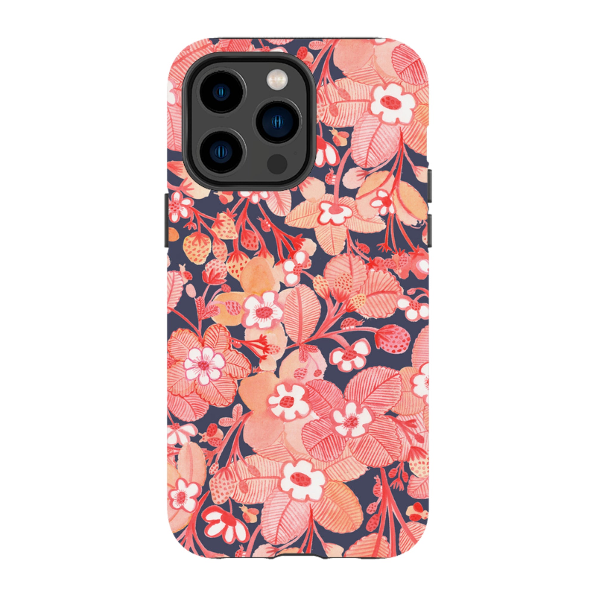 iPhone Tough Case - Strawberry Poem By Gabriela Larios