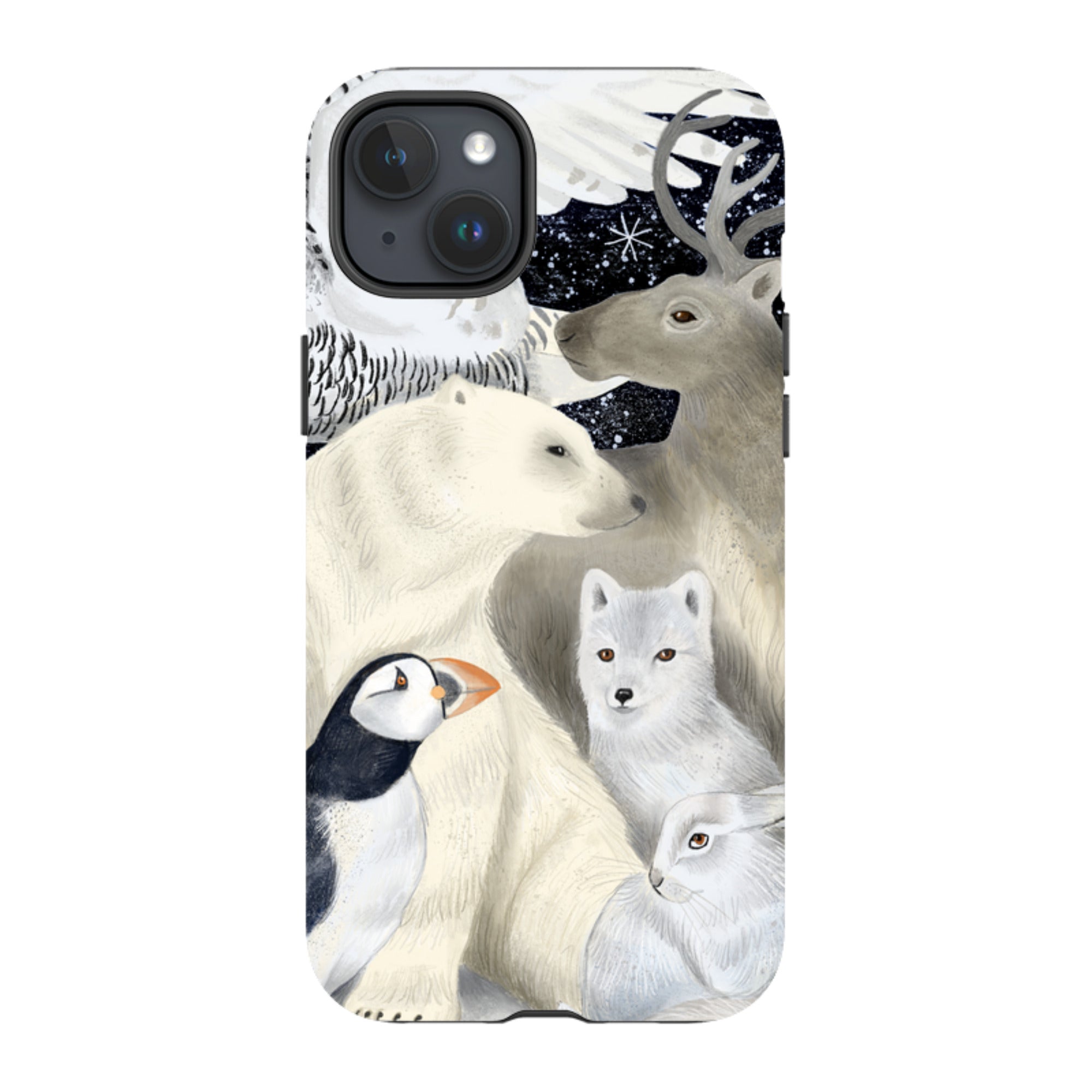 iPhone Tough Case - Creatures Of The North By Bex Parkin
