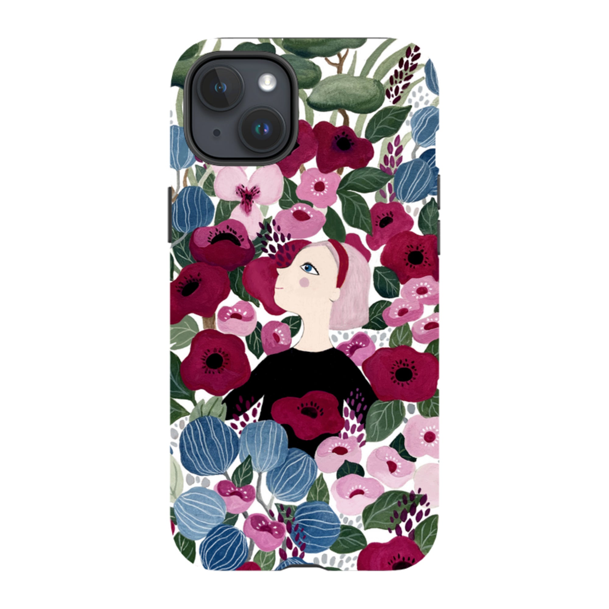 iPhone Tough Case - Flower Garden By Bex Parkin
