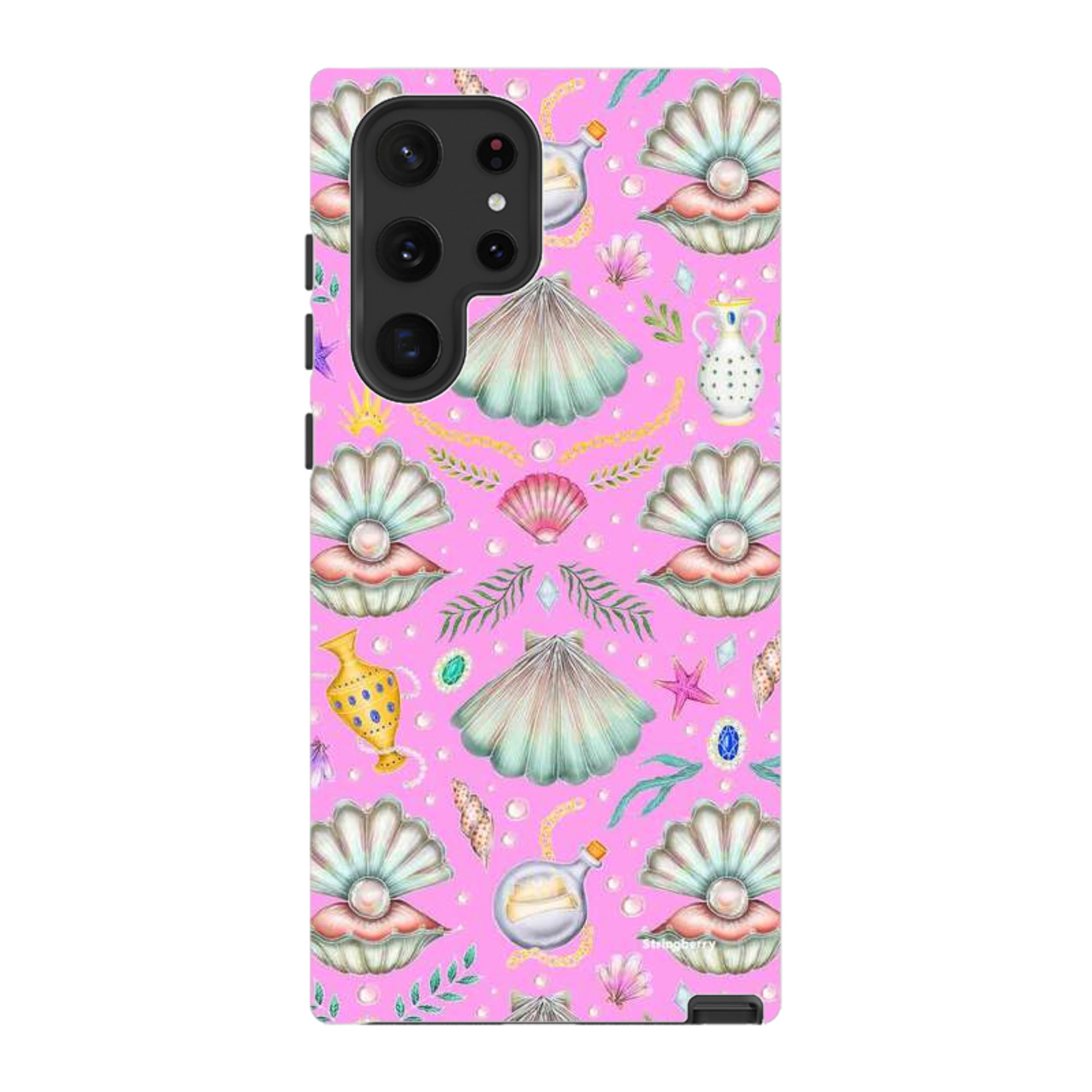 Samsung Tough Case - Pearl's Fantasy Candy Pink By Catherine Rowe