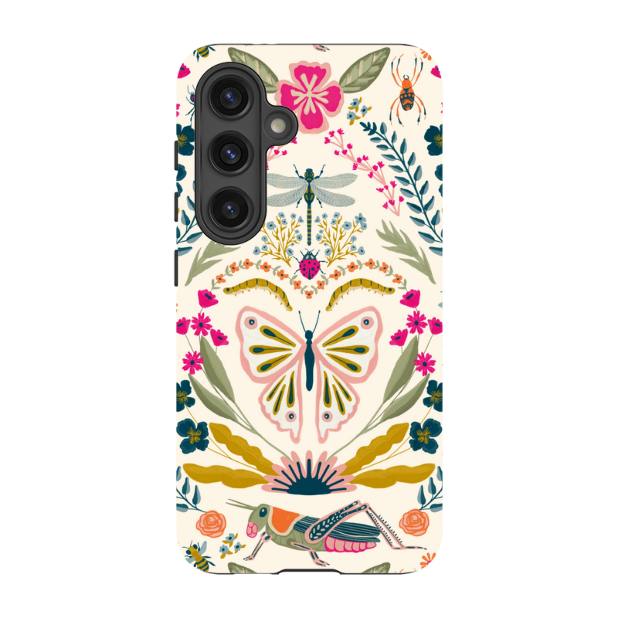 Samsung Tough Case - Butterfly Floral By Abby Jacobs
