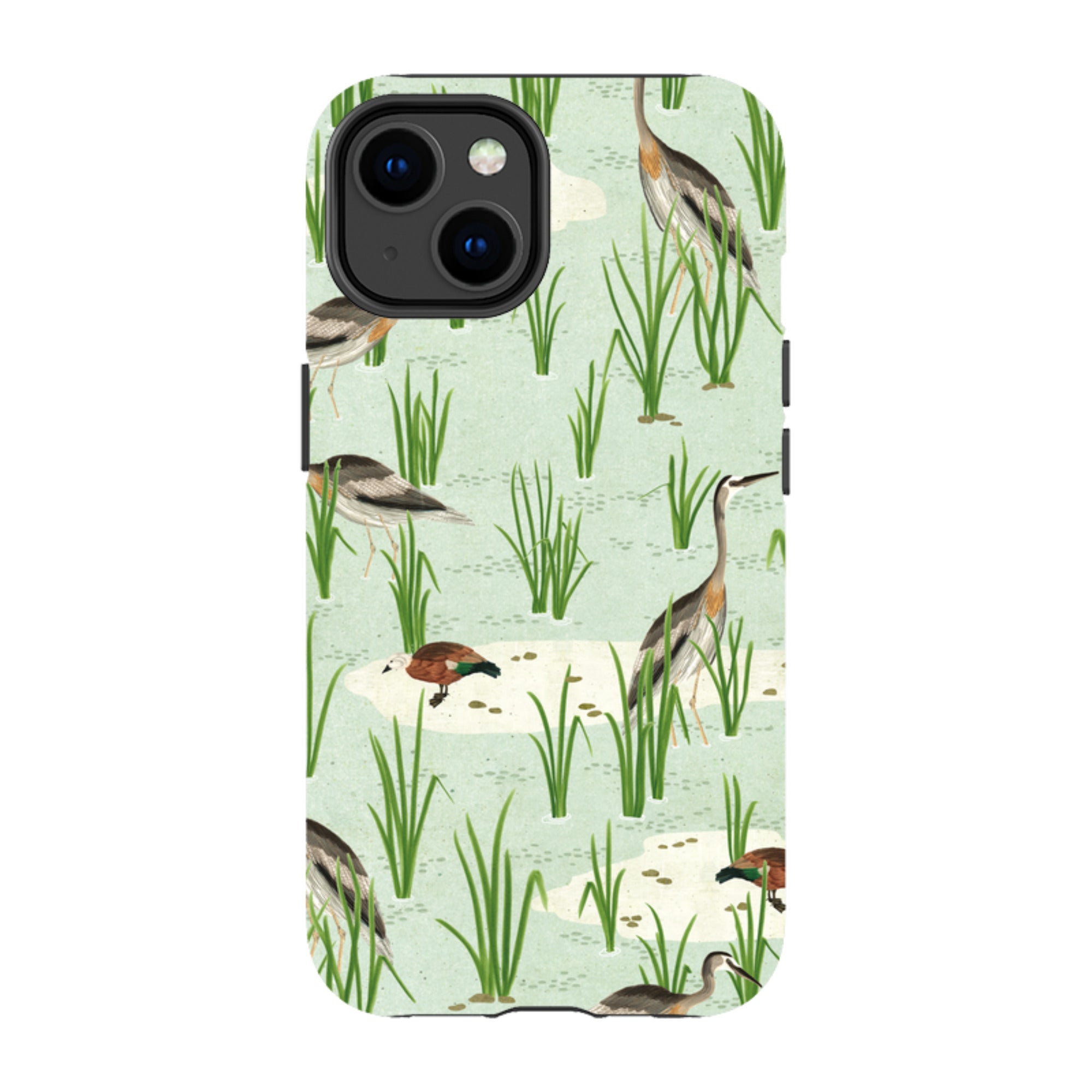 iPhone Tough Case - Wet Lands By Katherine Quinn