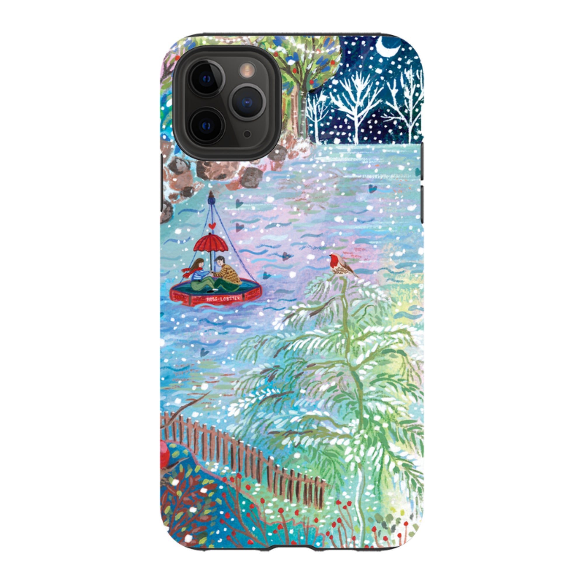 iPhone Tough Case - A Wee Winter Harbour By Emma Frances Grant