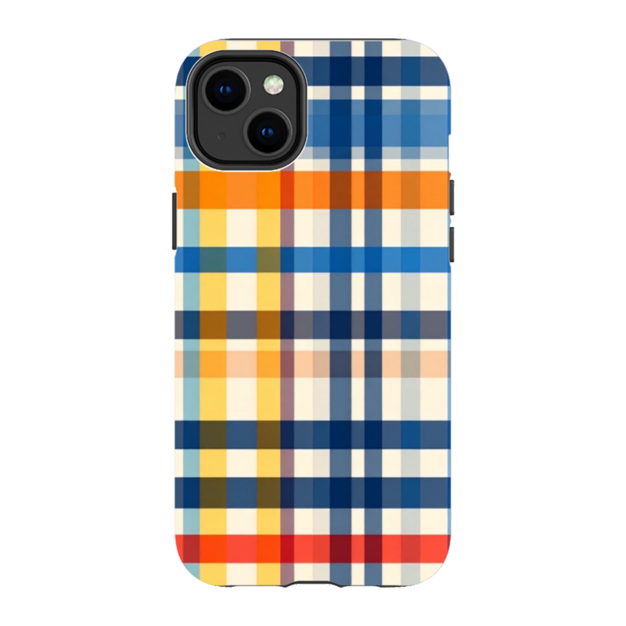 iPhone MagSafe Tough Case - Barcelona Gingham