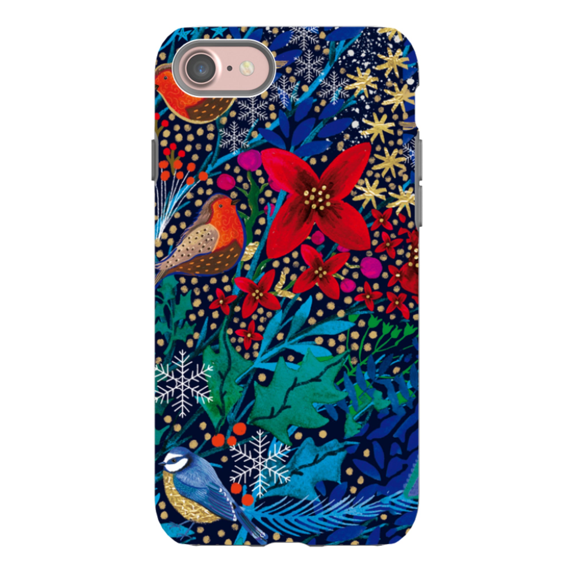 iPhone Tough Case - Xmas Robin II By Emma Frances Grant