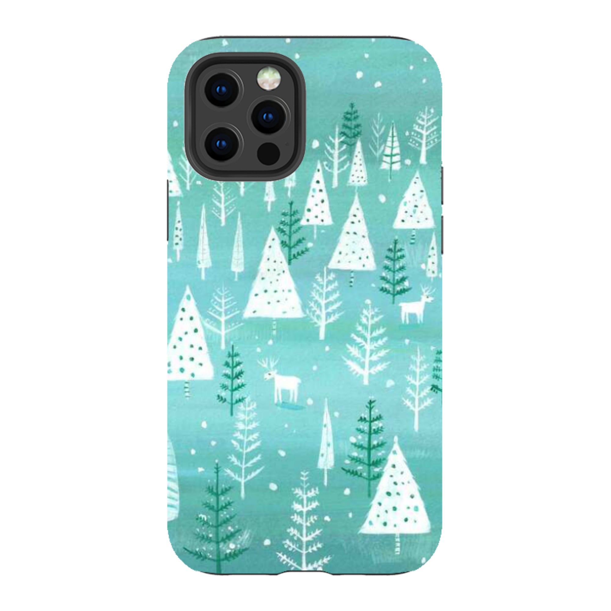 iPhone Tough Case - Teal Tundra By Mary Stubberfield