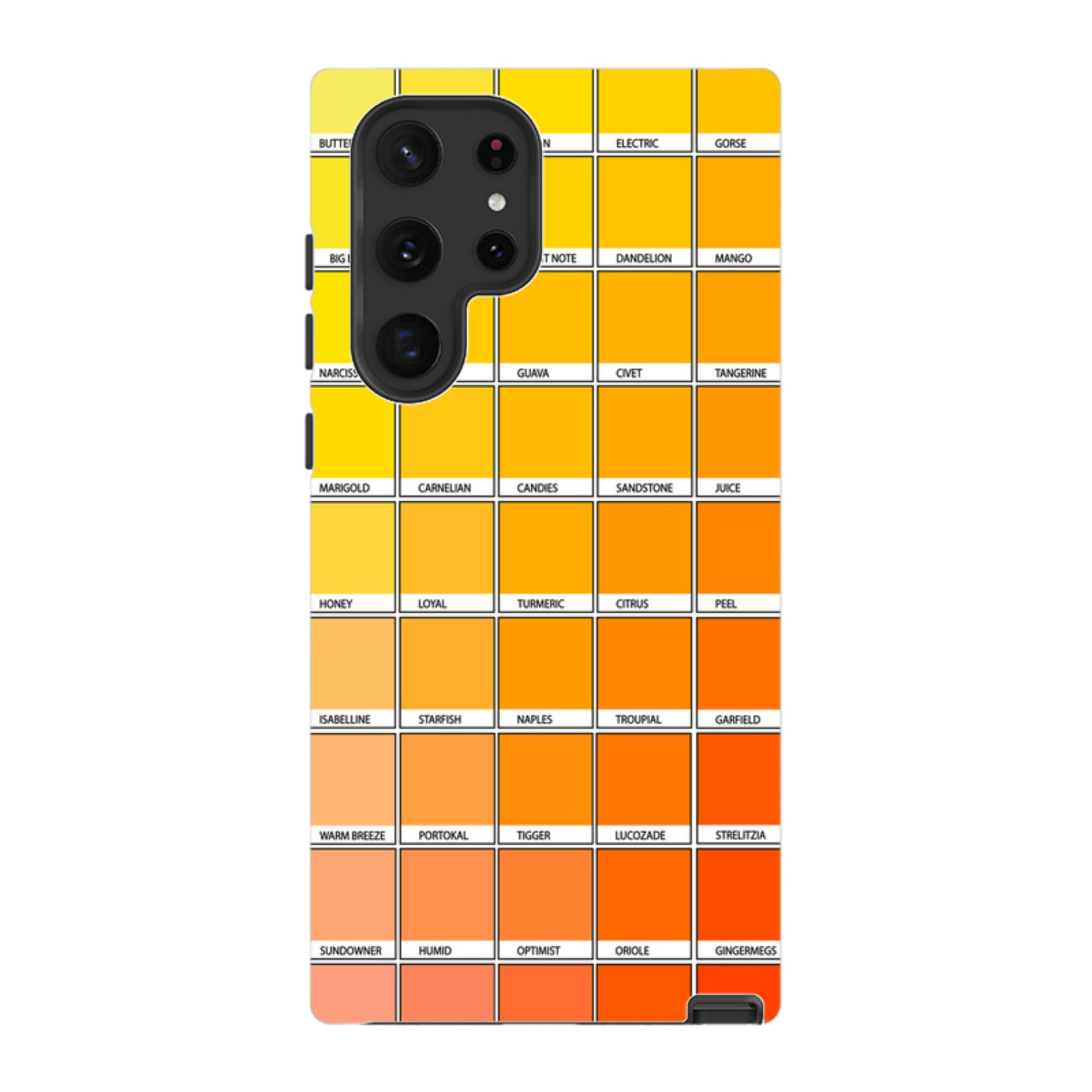 Samsung Tough Case - Yellow Chromology By Kitty Joseph