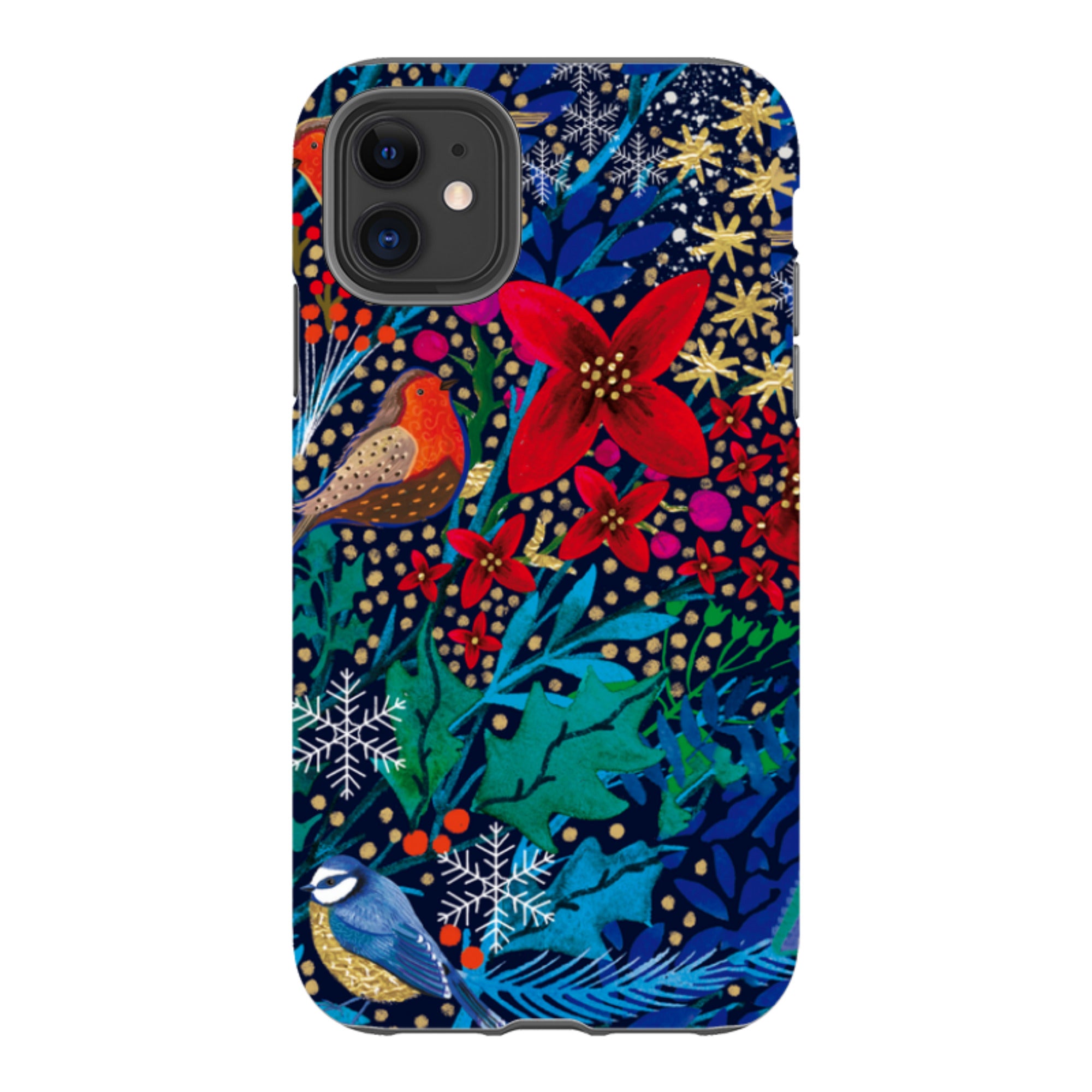 iPhone Tough Case - Xmas Robin II By Emma Frances Grant