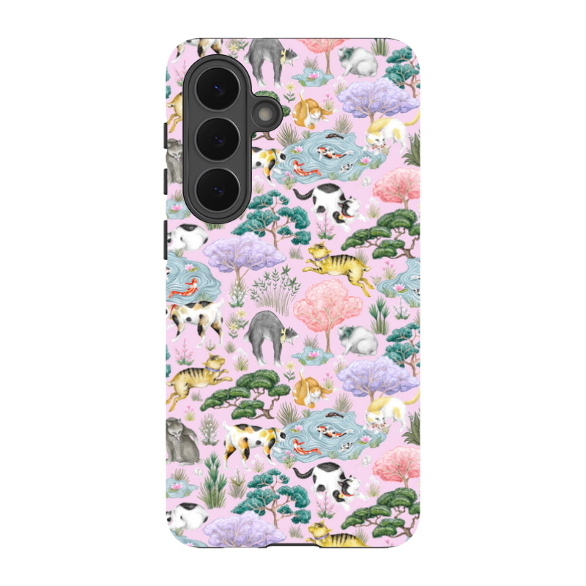 Samsung Tough  Case - Cat Garden By Catherine Rowe