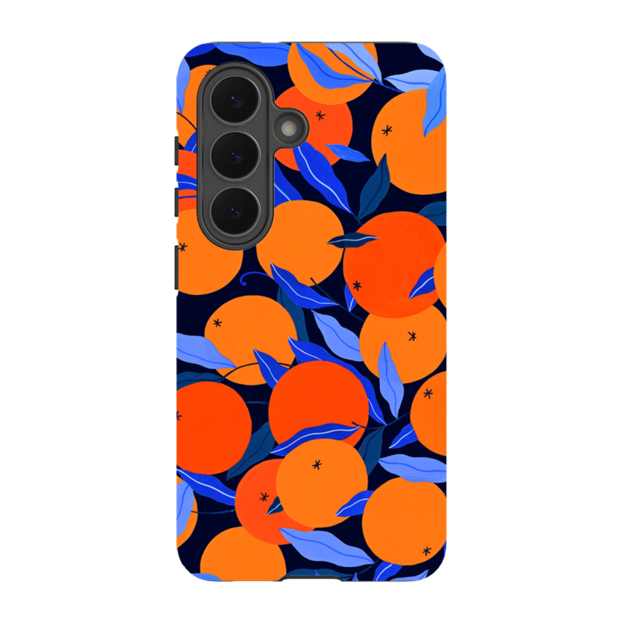 Samsung Tough Case - Arancello Navy Pattern By Madalina Andronic