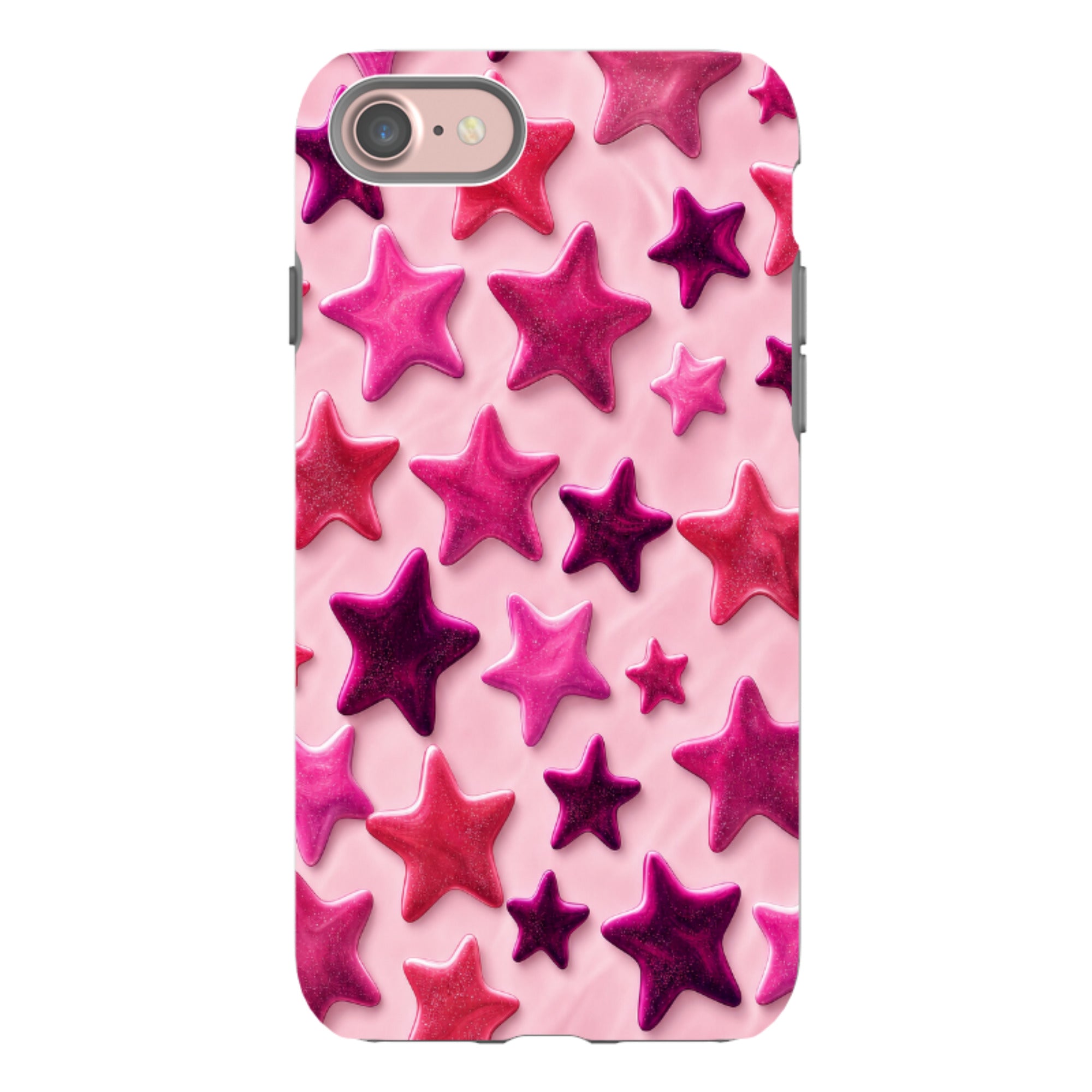 iPhone Tough Case - Fuchsia Star