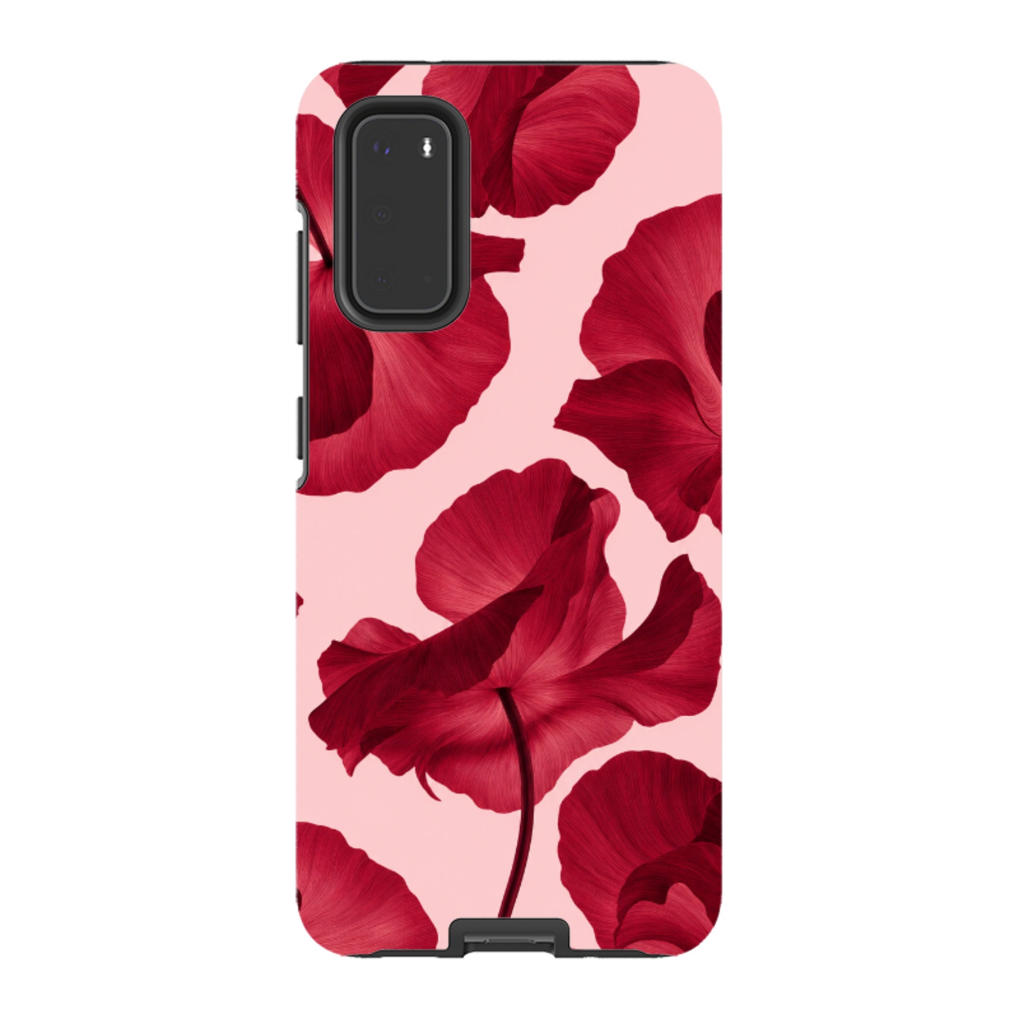 Samsung Tough Case - Burgundy Poppy