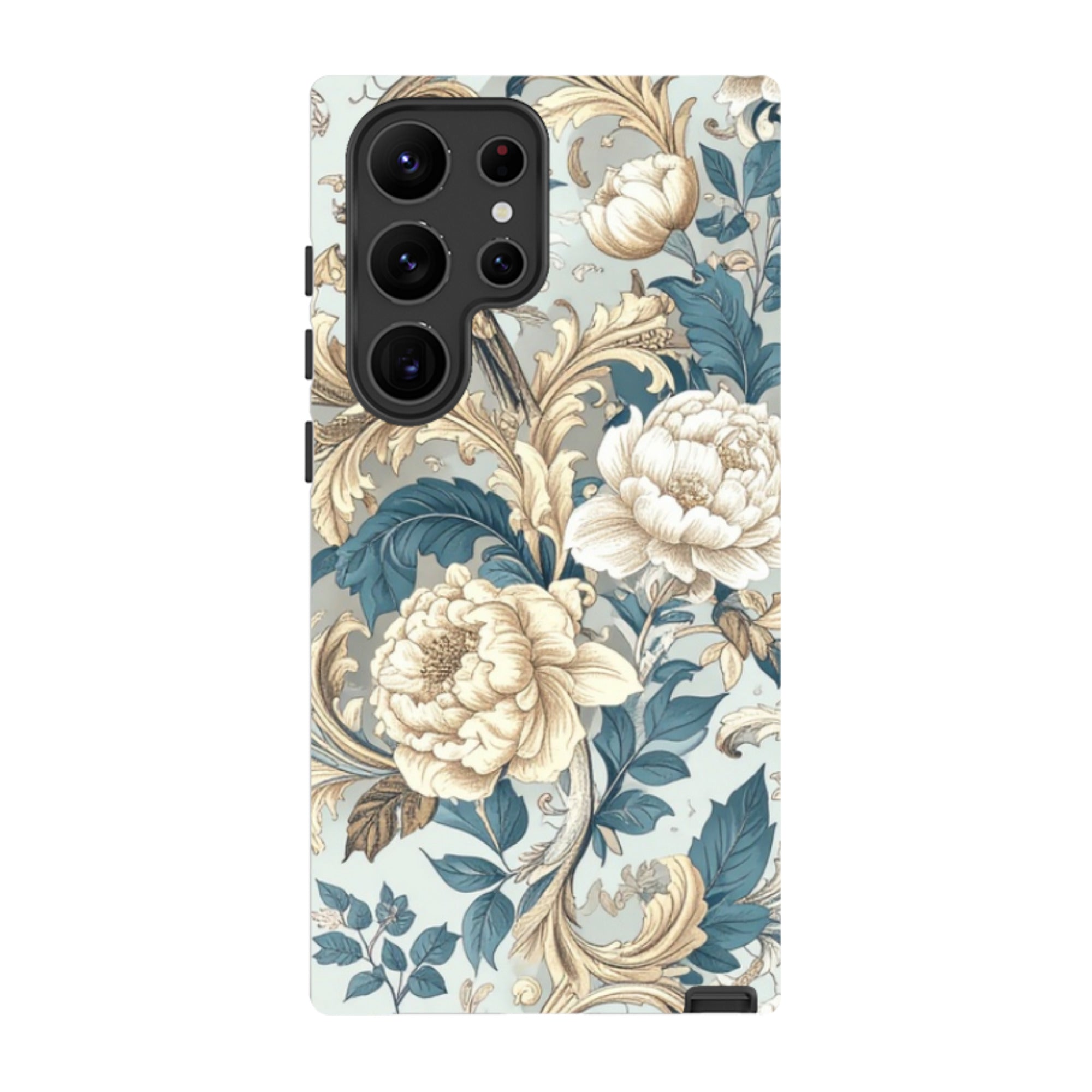 Samsung Tough  Case - Blue and Gold Summer