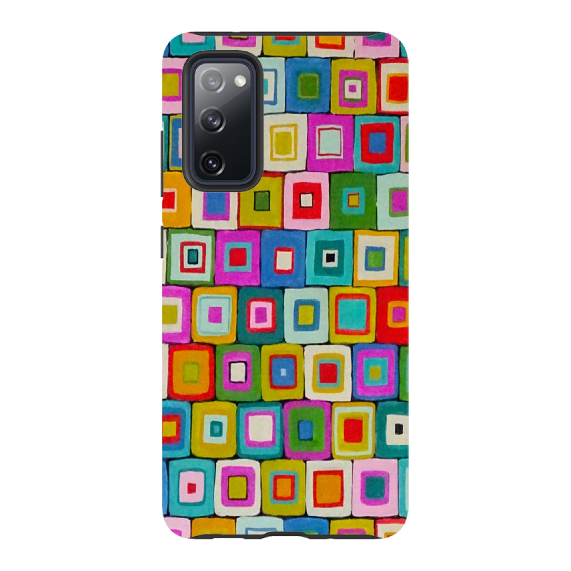 Samsung Tough Case - Atelier Blanket Squares Bright By Sarah Campbell