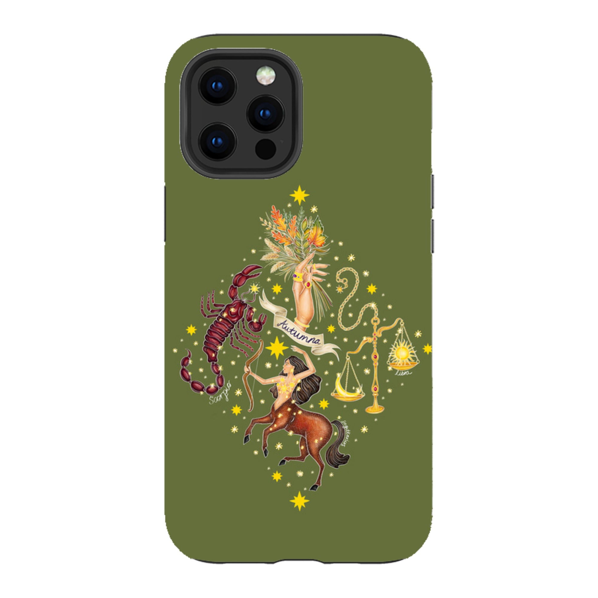 iPhone Tough Case - Autumn Zodiac By Catherine Rowe