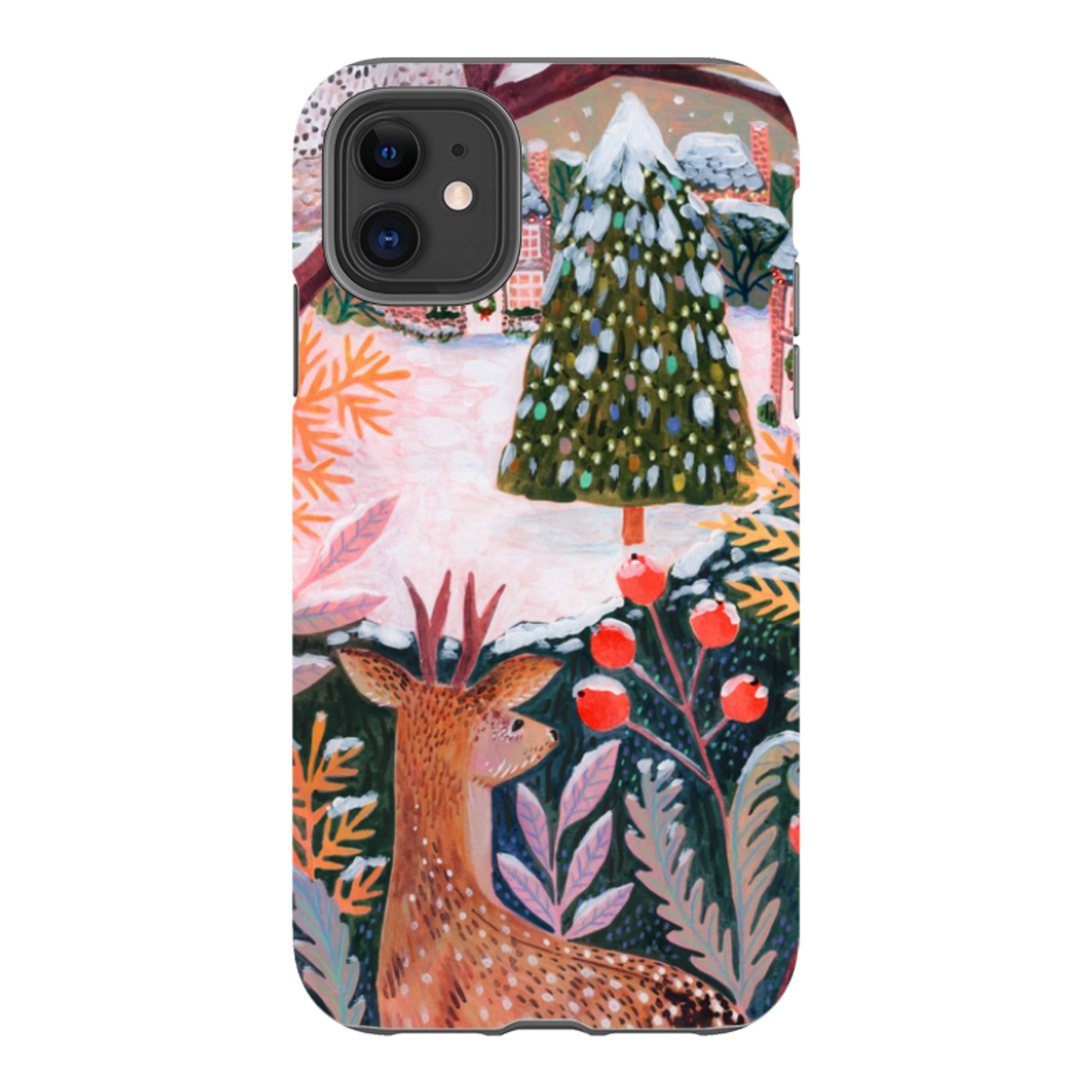 iPhone Tough Case - Deer By Lee Foster Wilson