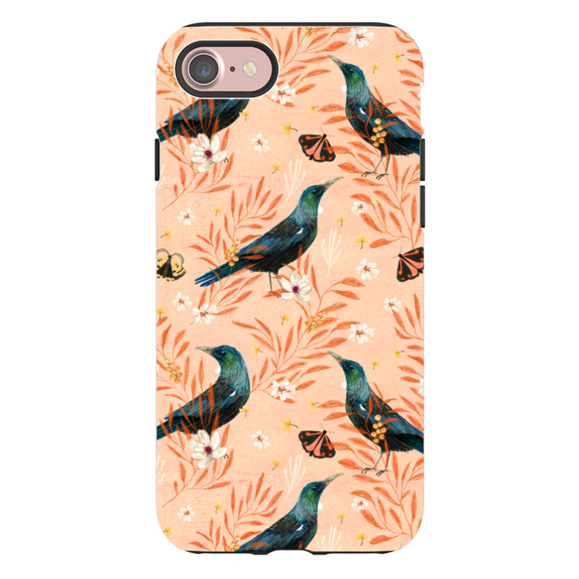 iPhone Tough Case - Tui Pink By Katherine Quinn