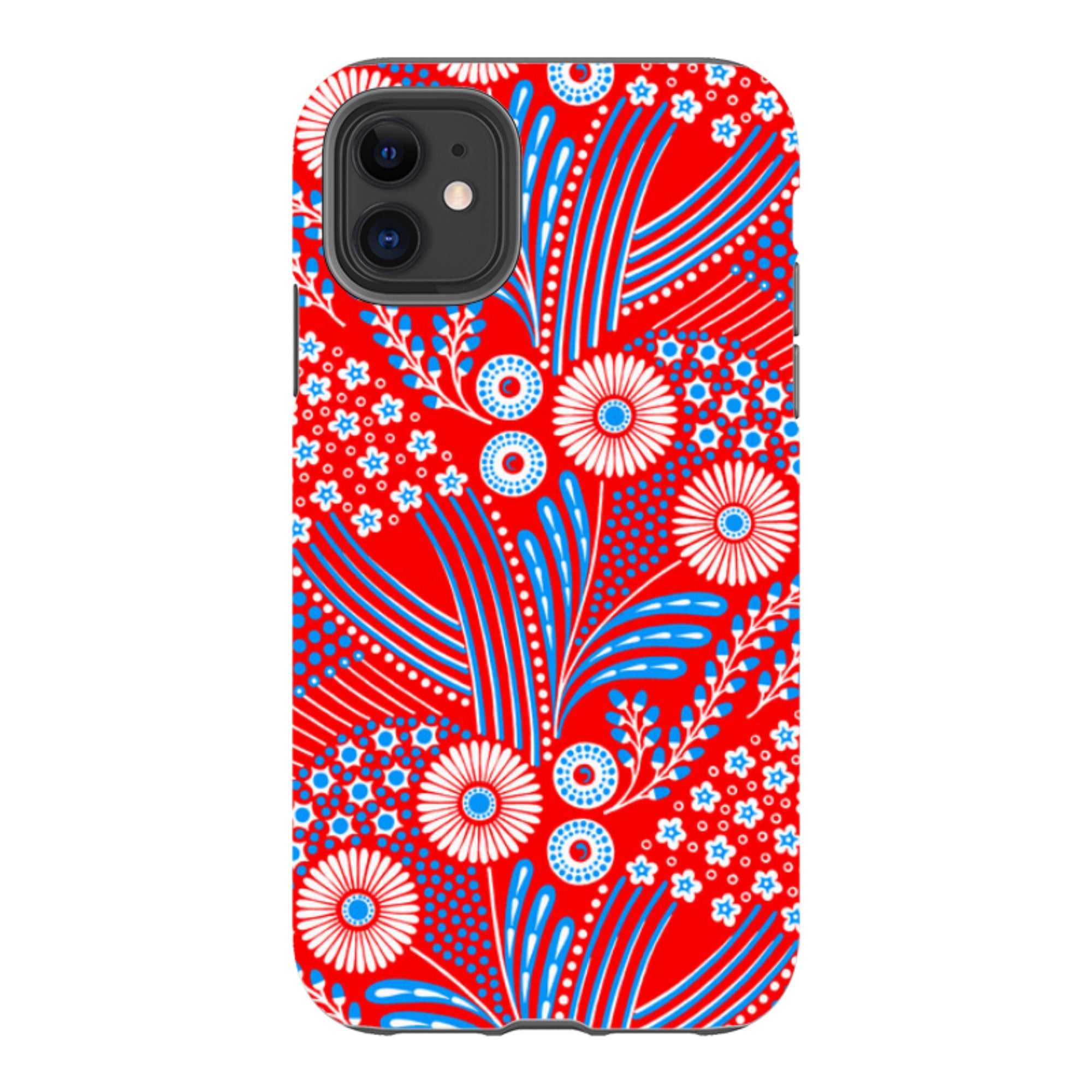 iPhone Tough Case - Red Bouquet By Cressida Bell