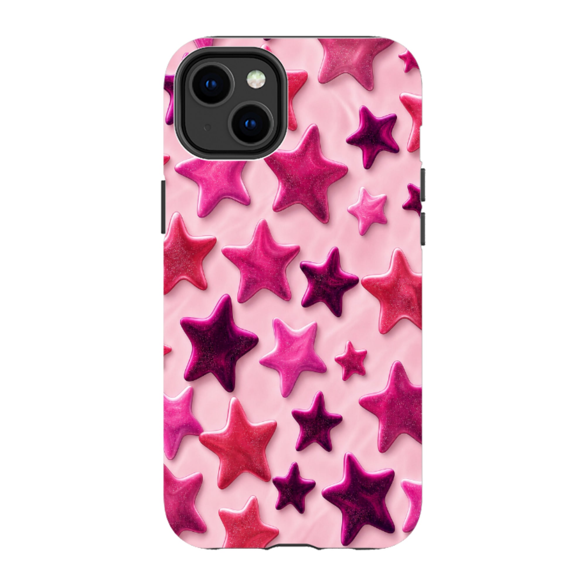 iPhone Tough Case - Fuchsia Star