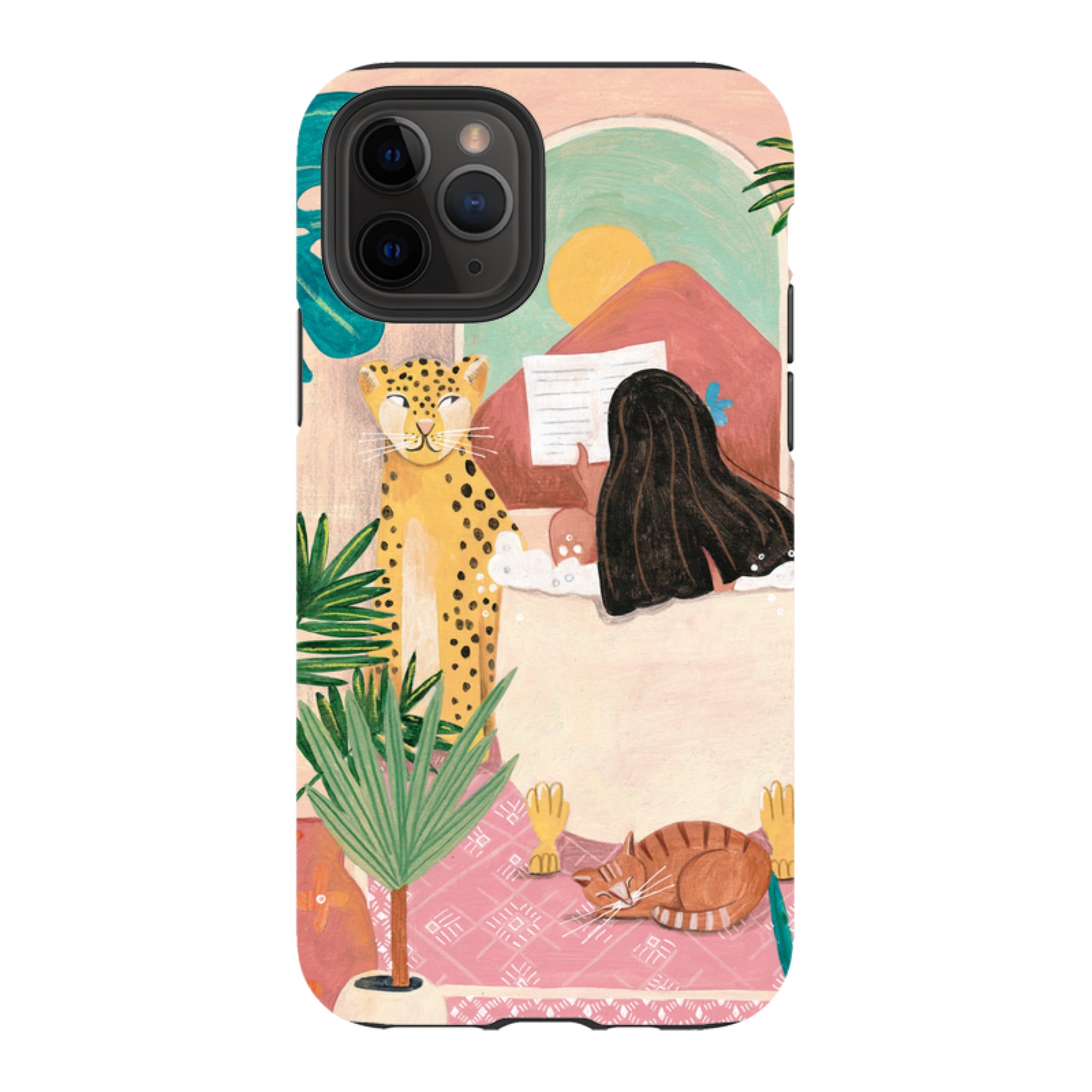 iPhone Tough Case - Bath Time By Caroline Bonne Muller