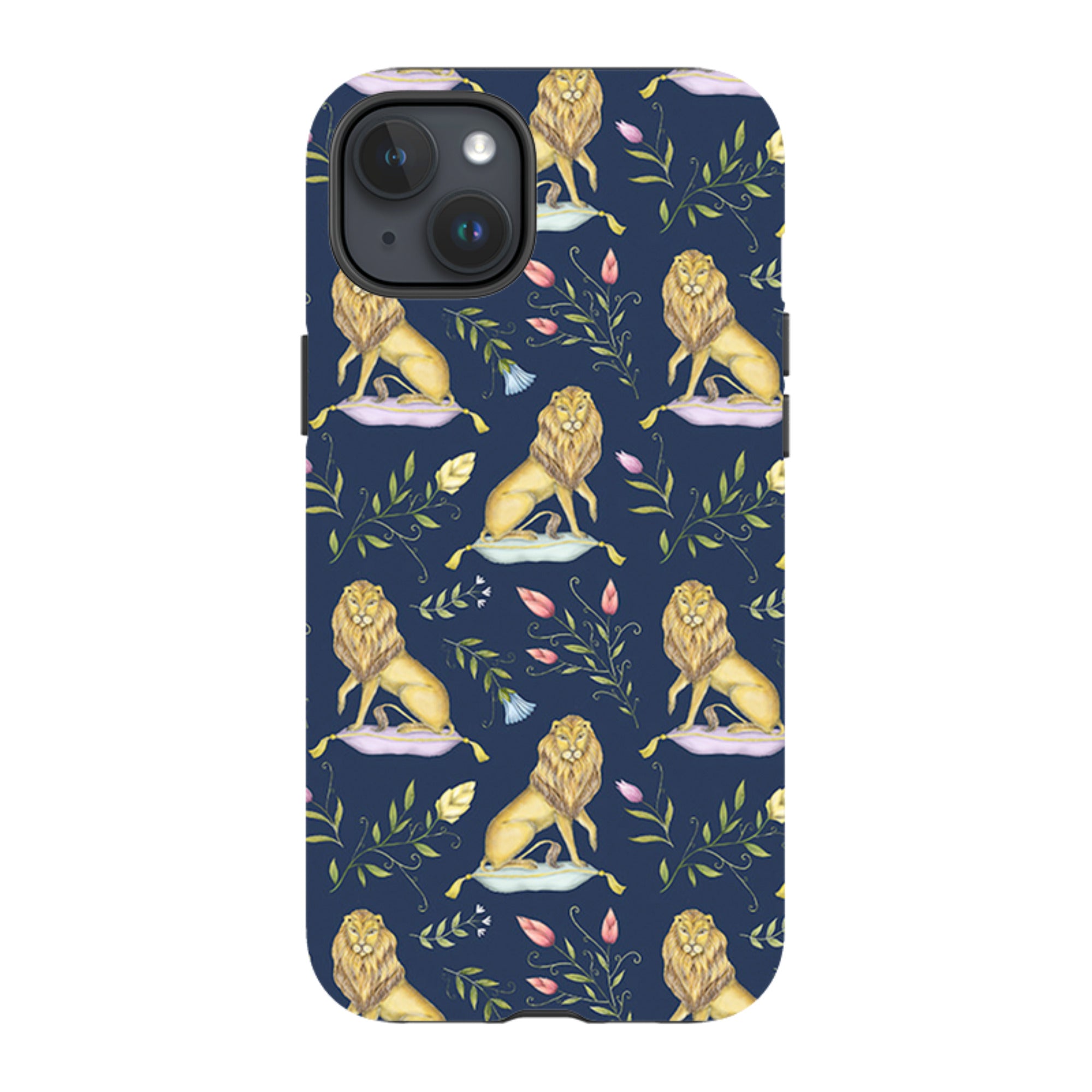 iPhone Tough Case - Leo Et Flores Navy By Catherine Rowe