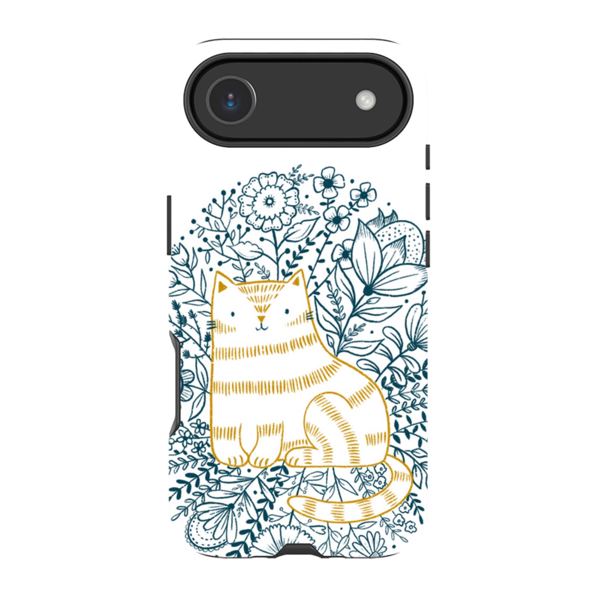 iPhone Tough Case - Cat Design By Suzy Taylor