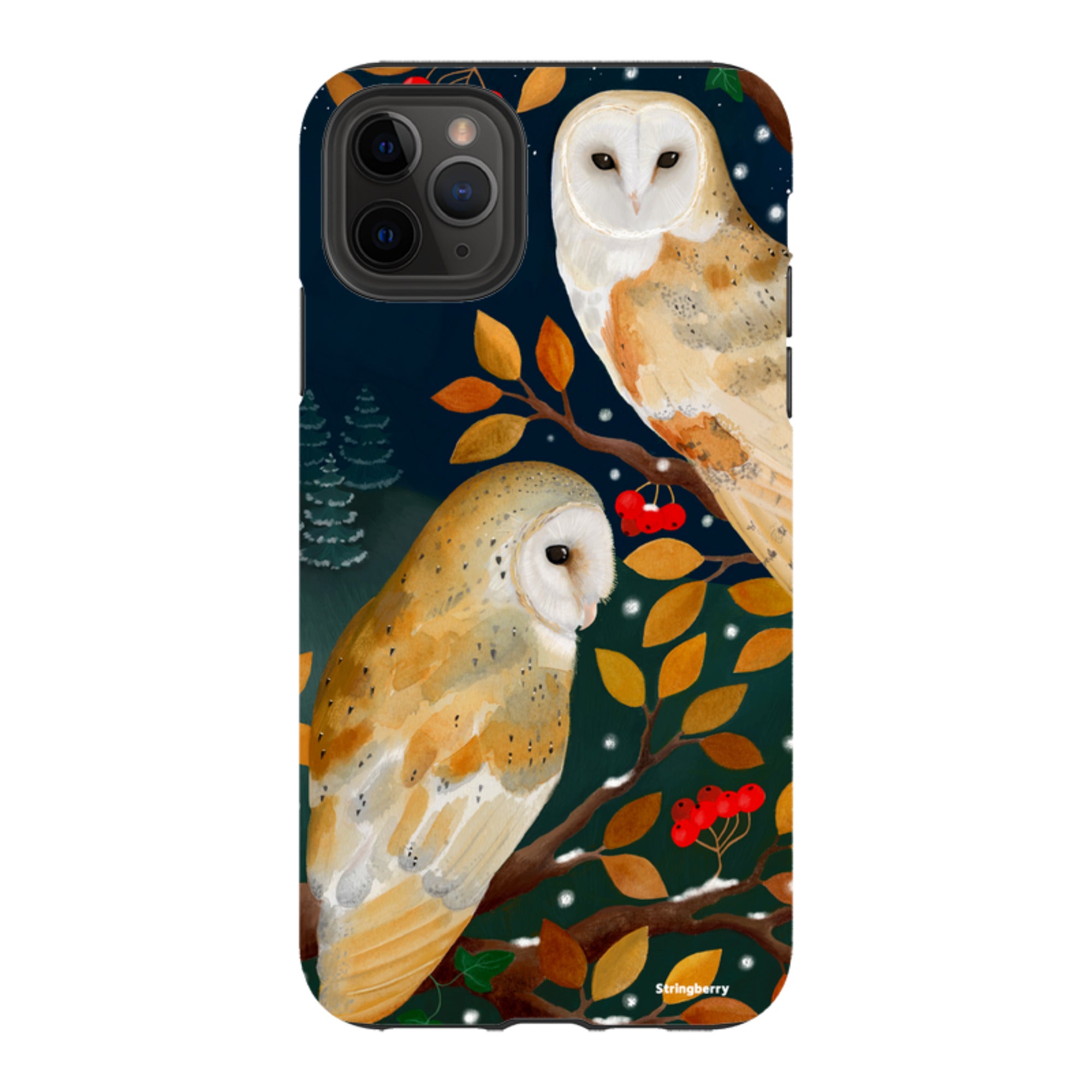 iPhone Tough Case - Autumn Owls By Bex Parkin