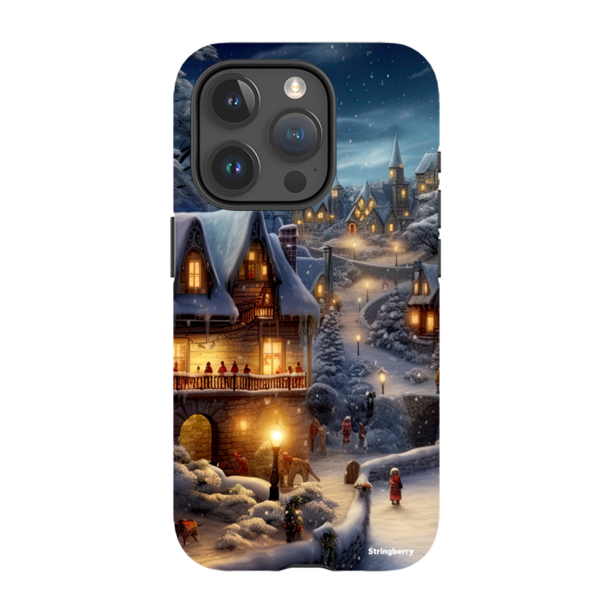 iPhone Tough Case - Scandinavian Winter Night