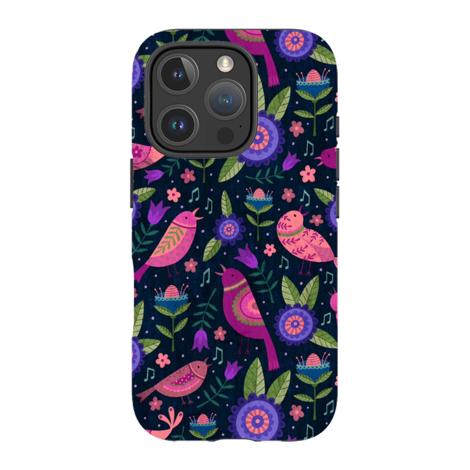 iPhone Tough Case - Bird Pattern VI By Suzy Taylor