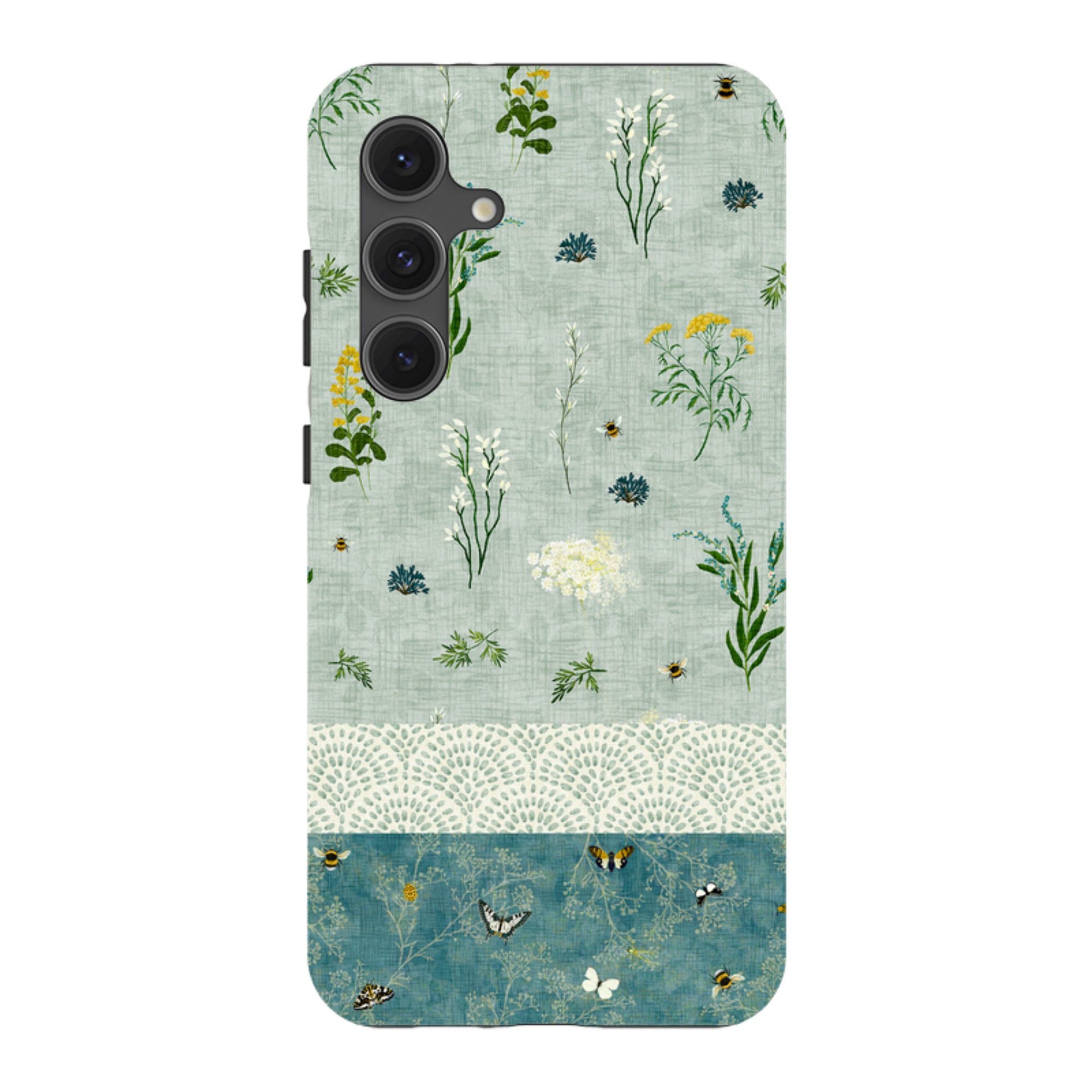 Samsung Tough  Case - Song Bird Florals and Bees 2 By Katherine Quinn