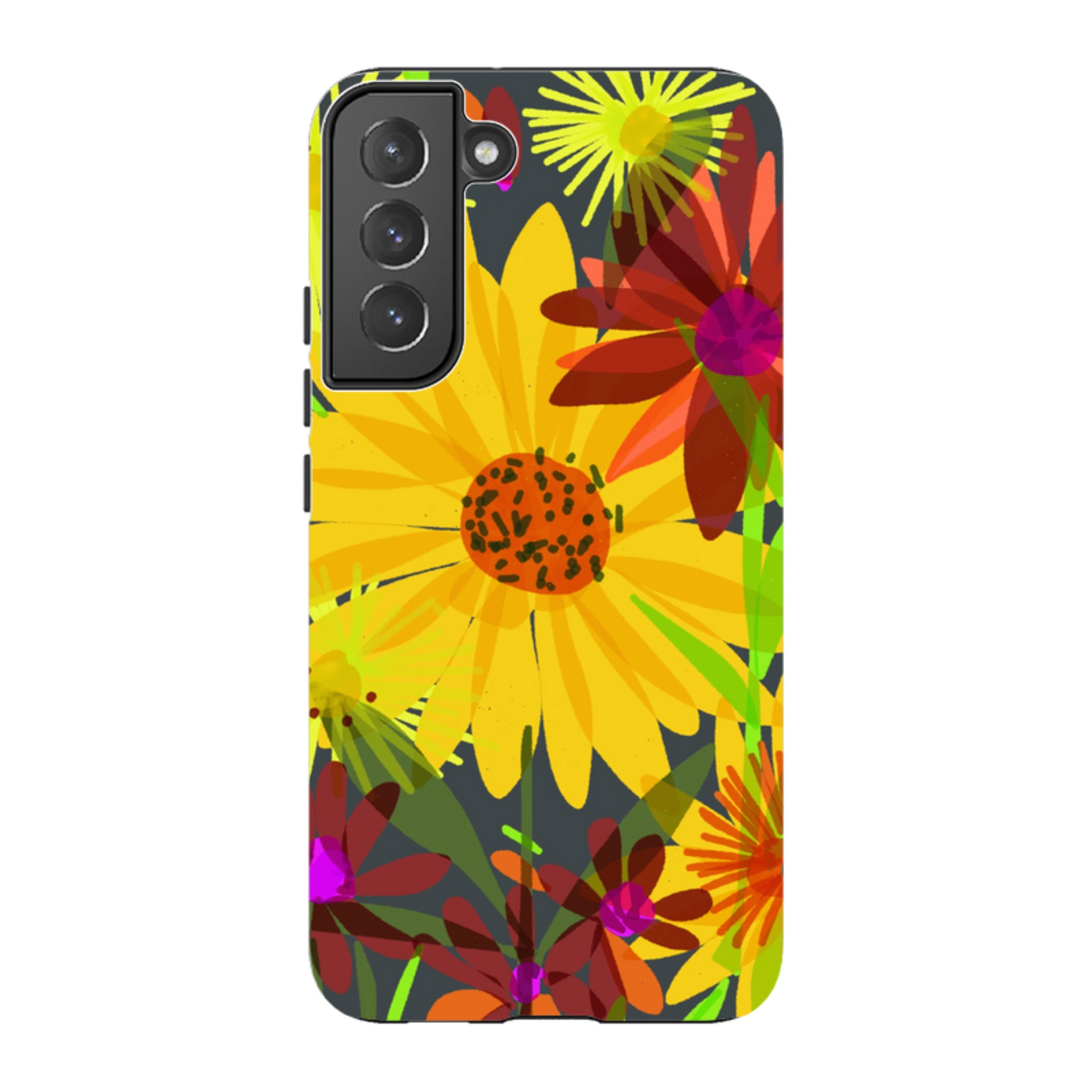 Samsung Tough Case - Sunflowers By Sarah Campbell