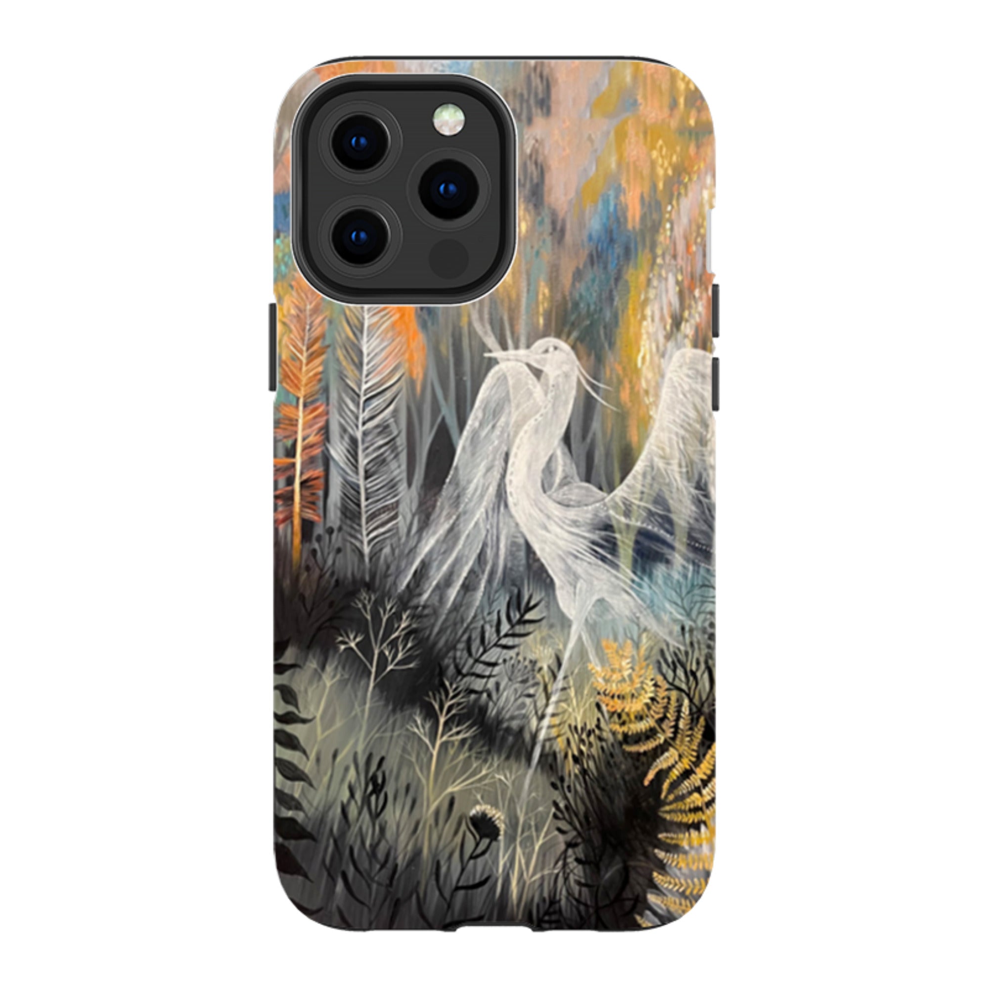 iPhone MagSafe Tough Case -  Ghost Heron By Mia Underwood