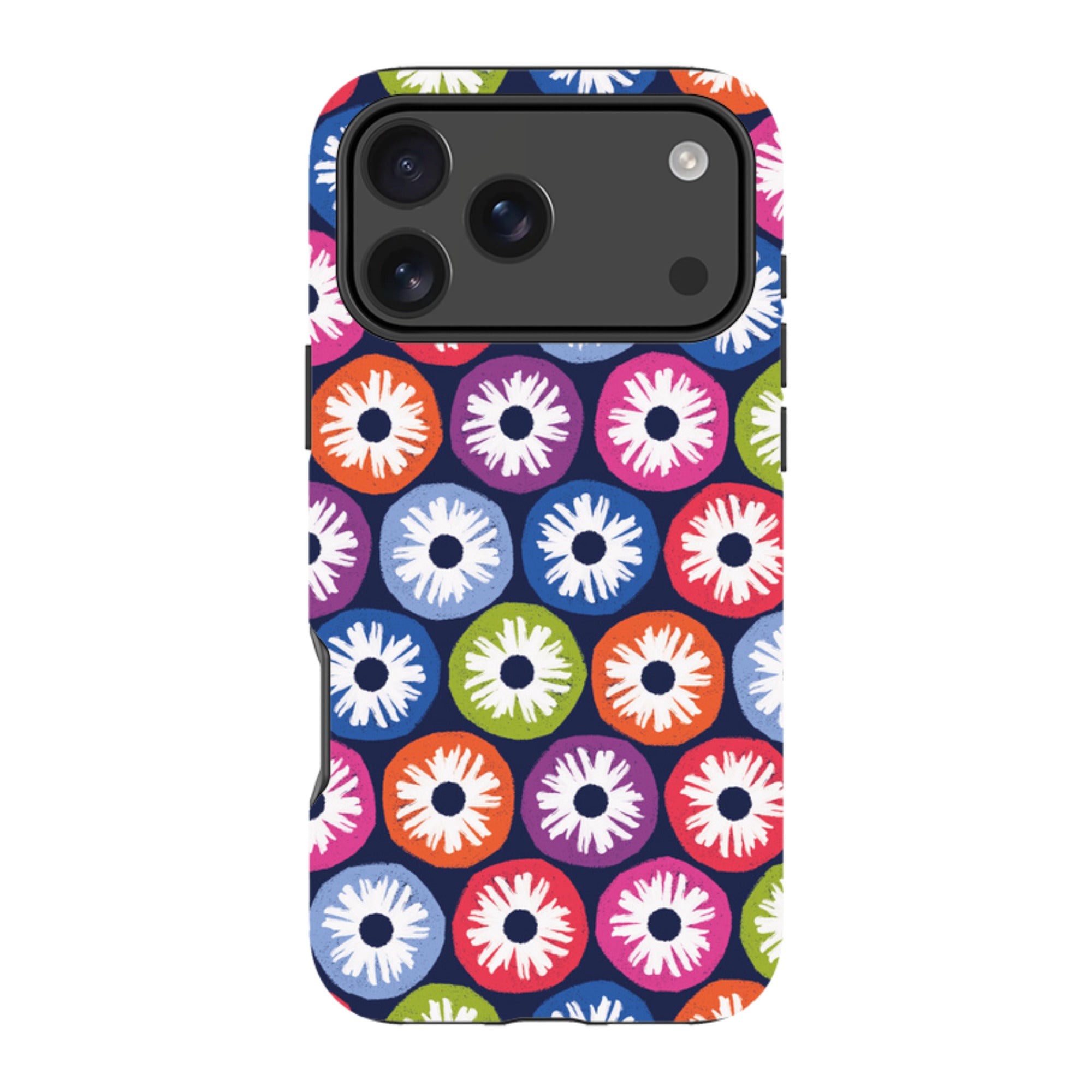 iPhone MagSafe Tough Case -  Penny Flowers Dark By Ali Brookes