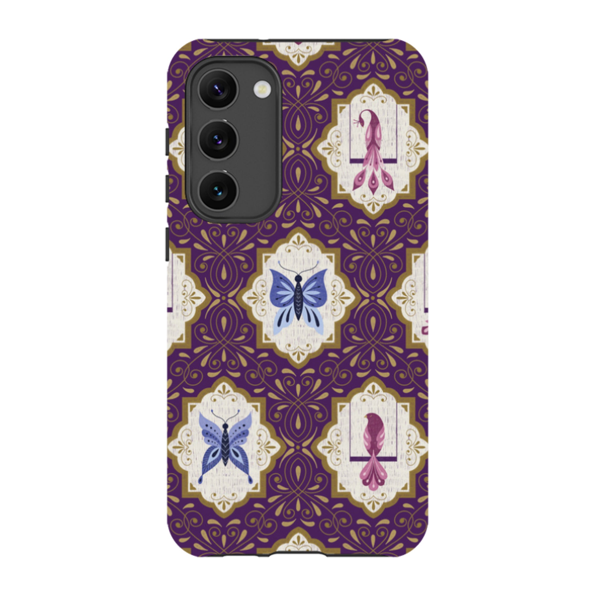Samsung Tough Case - Wingframes Purple By Jenny Zemanek