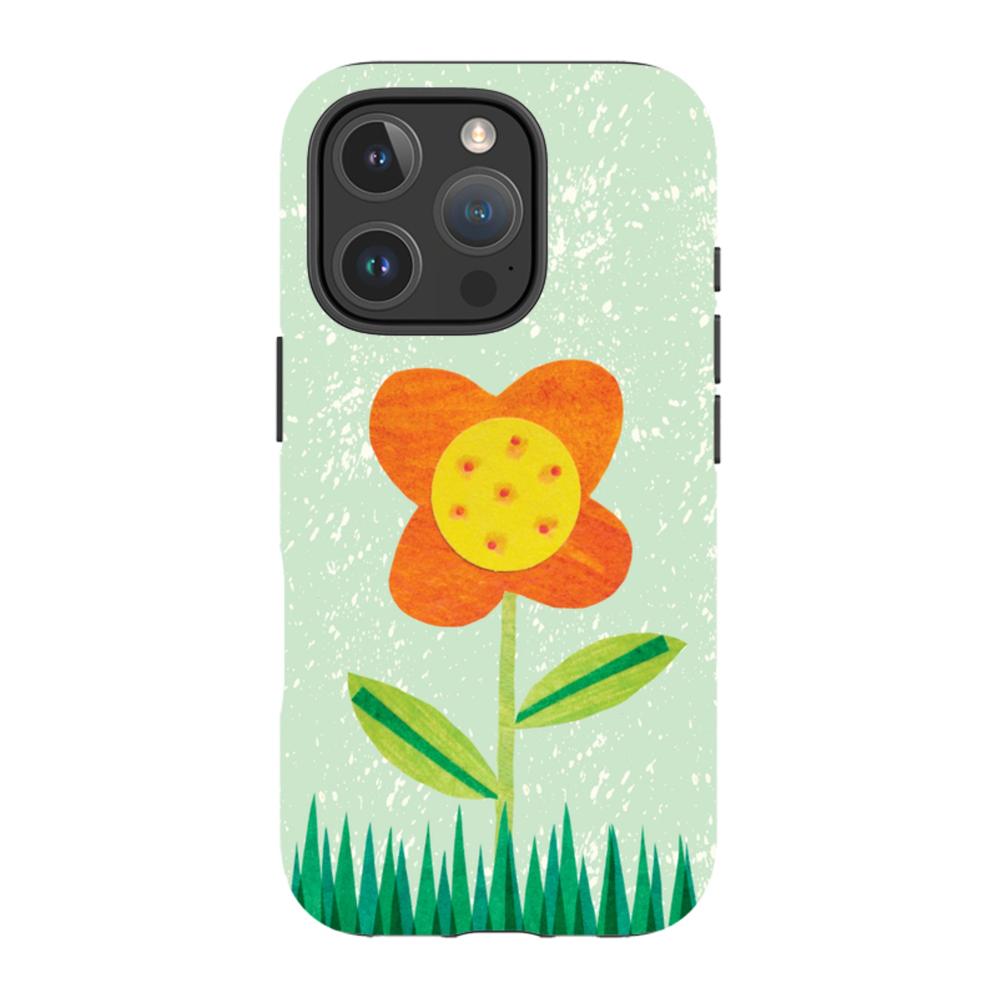 iPhone Tough Case - Orange Flower By Tracey English