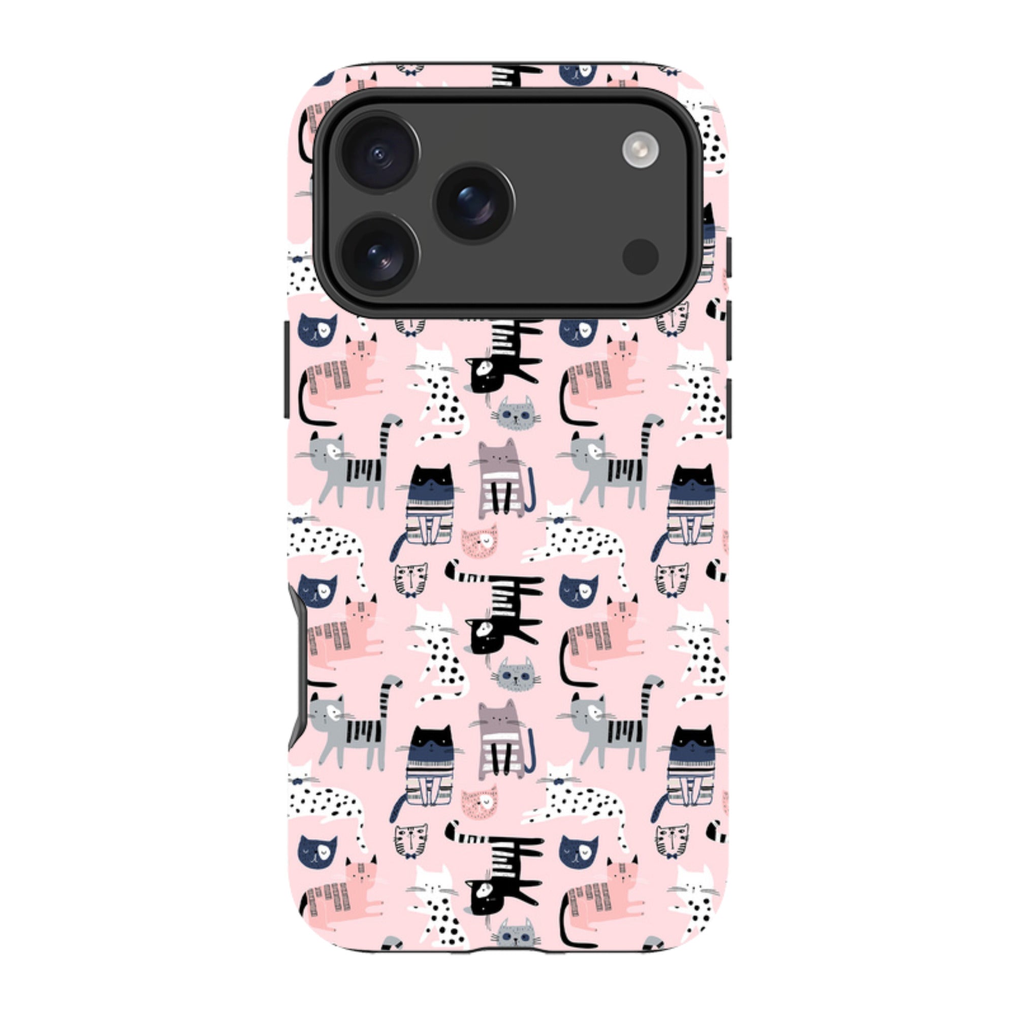 iPhone Tough Case - Cat-titude Pattern