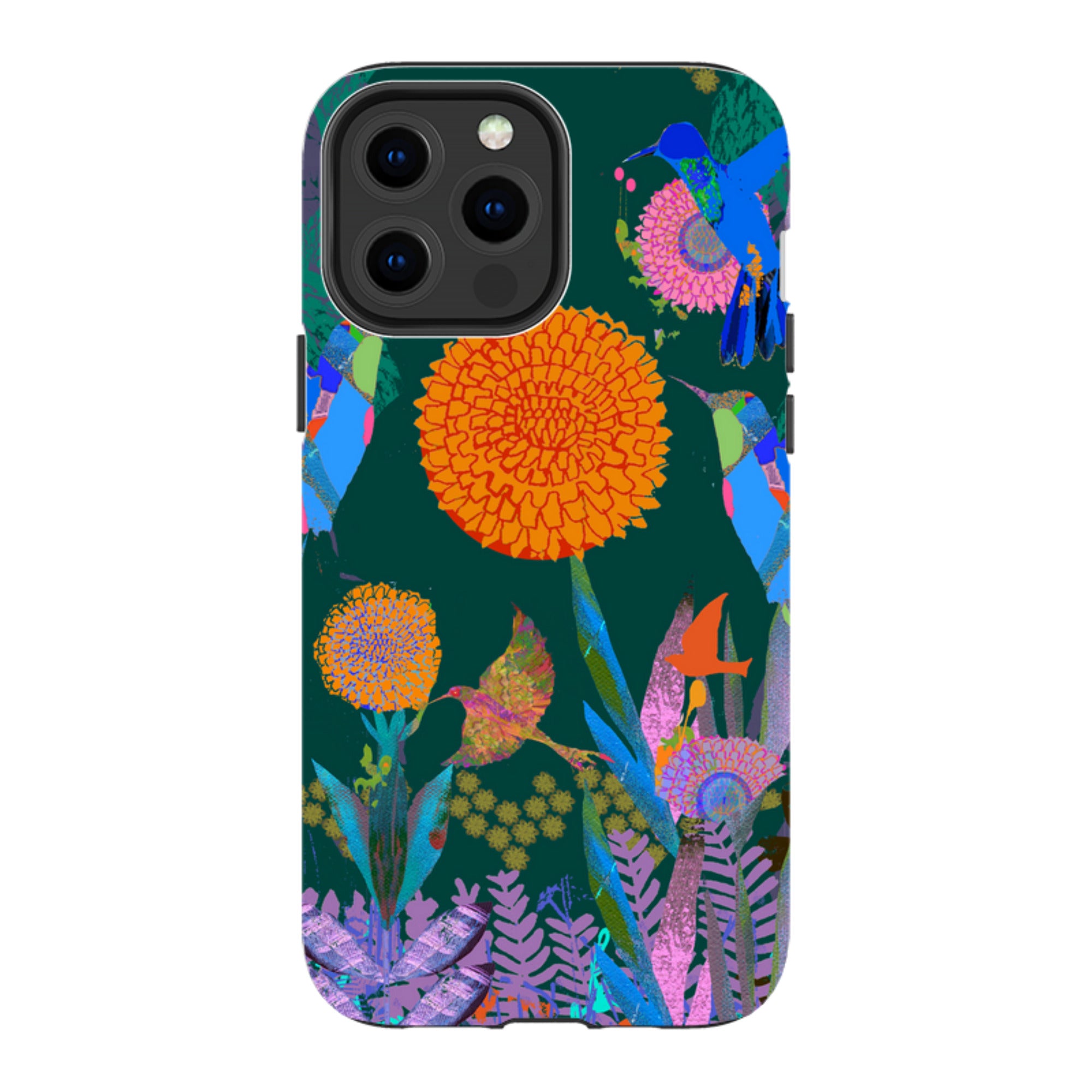 iPhone Tough Case - Hummingbird Forest By Tiffany Lynch