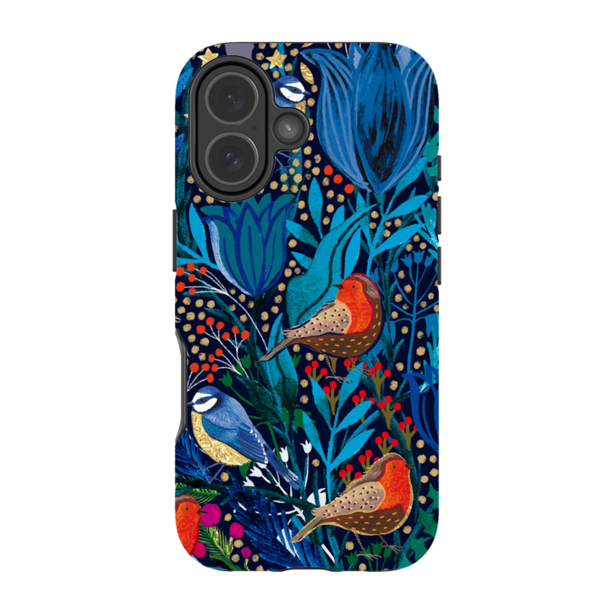 iPhone Tough Case - Xmas Robin IV By Emma Frances Grant