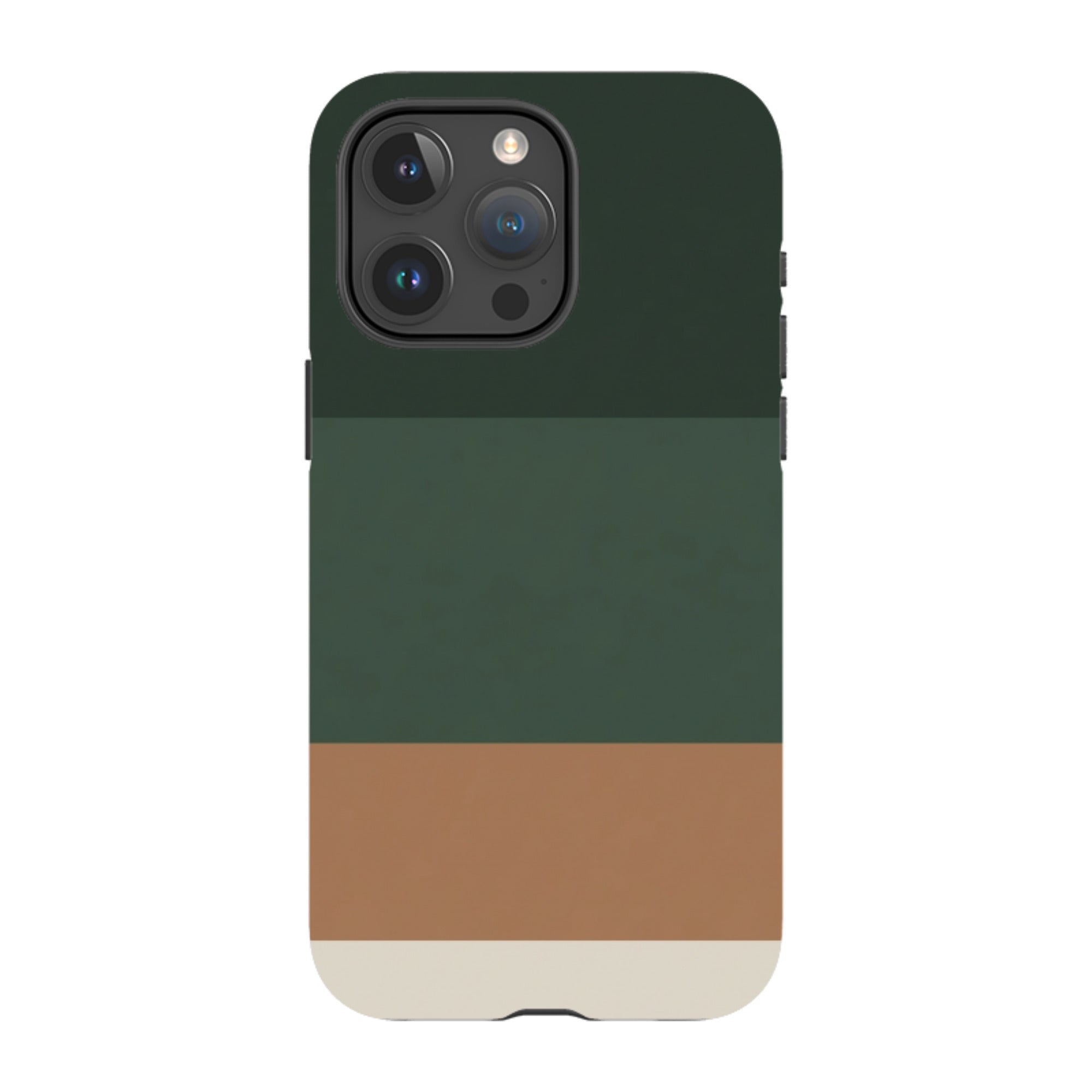iPhone Tough Case - Terracotta and Green Gradient