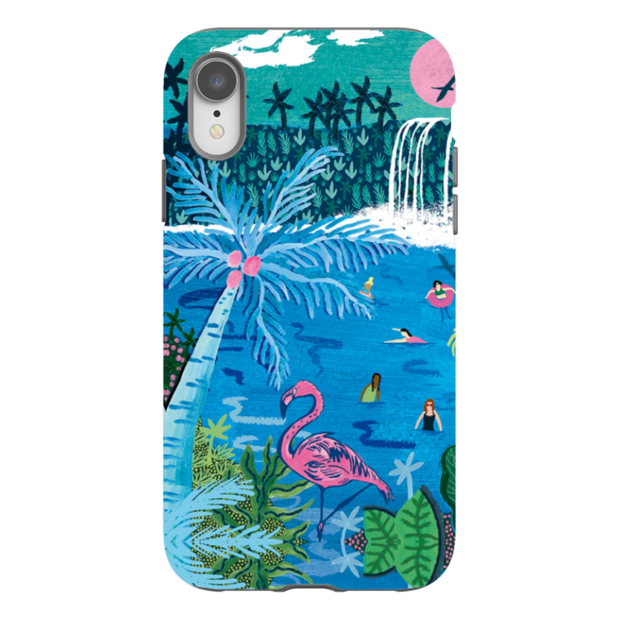 iPhone Tough Case - Palm Pool III By Emma Frances Grant