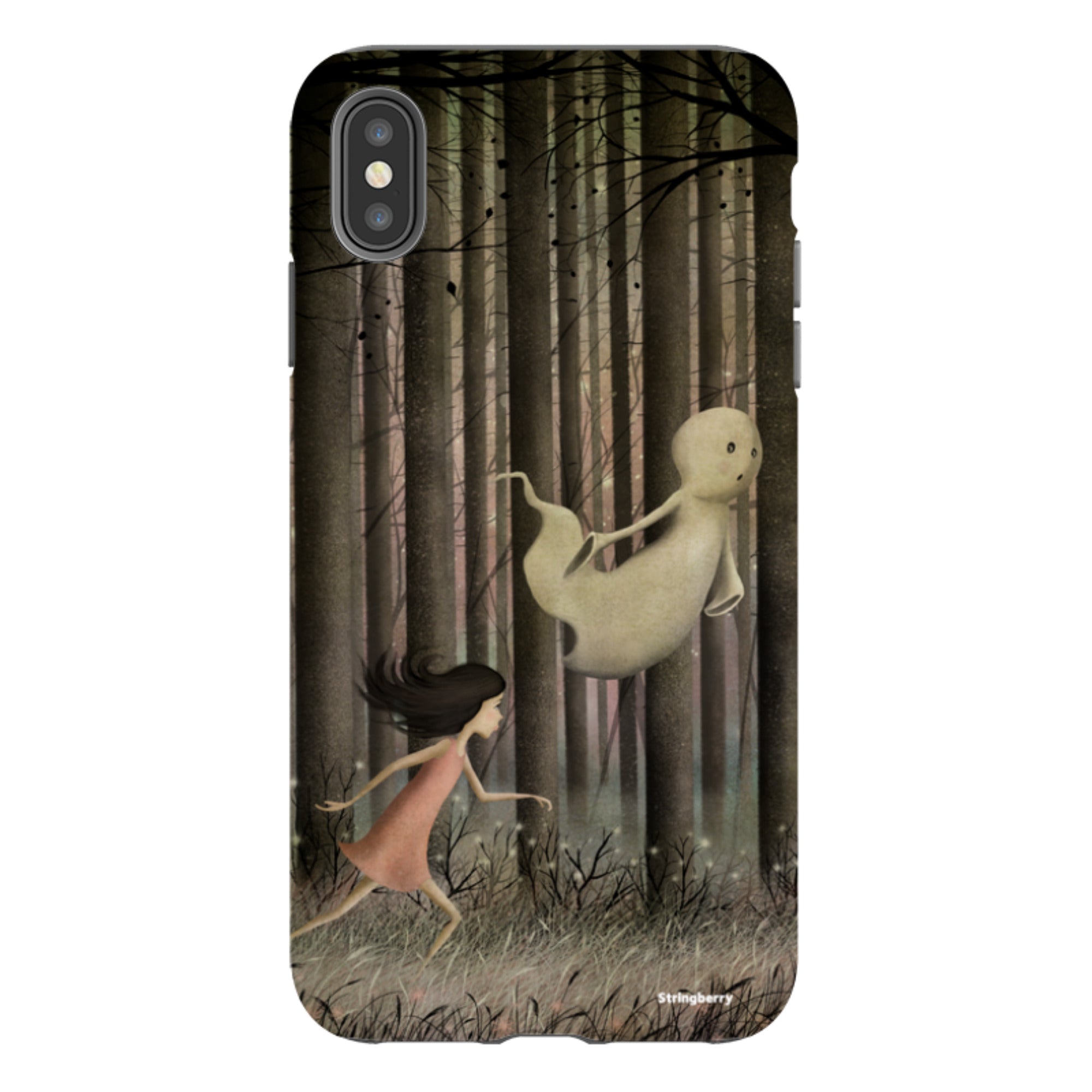 iPhone Tough Case - Little Ghost By Maja Lindberg