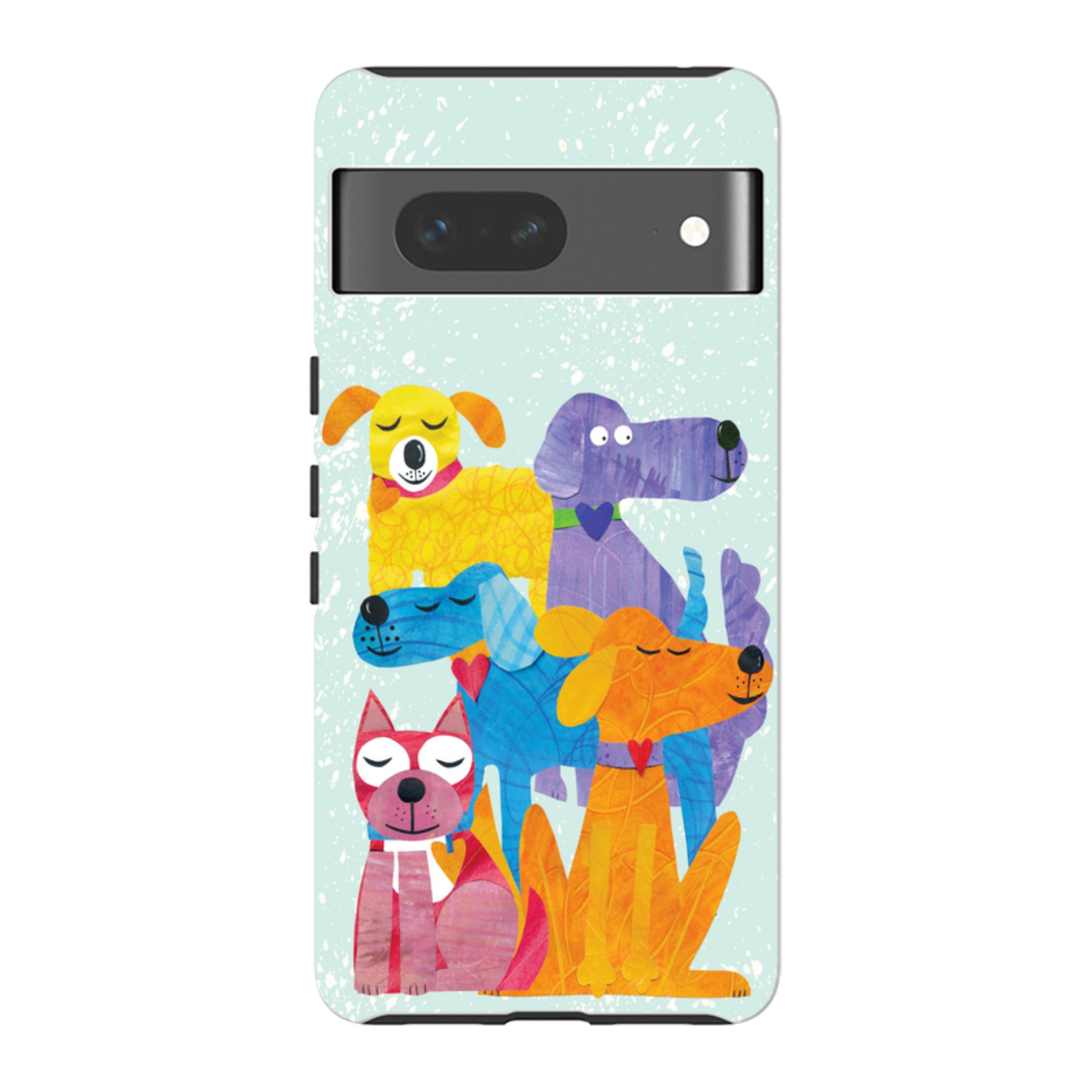 Google Tough Case - Patch Work Pups By Tracey English