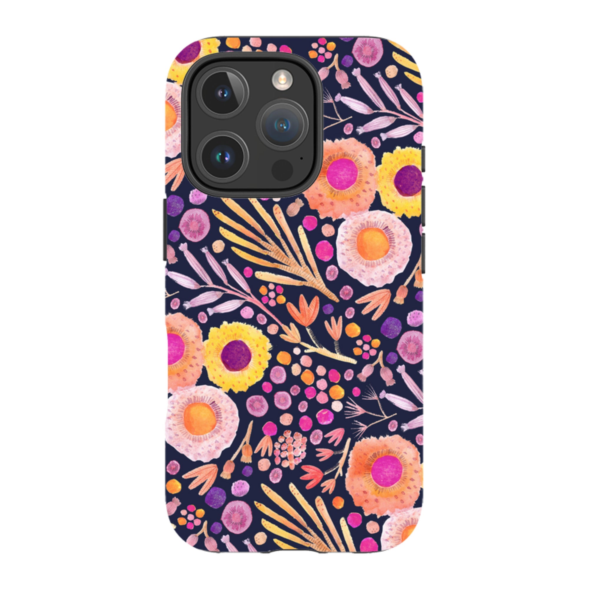 iPhone Tough Case - Floral Passion By Gabriela Larios