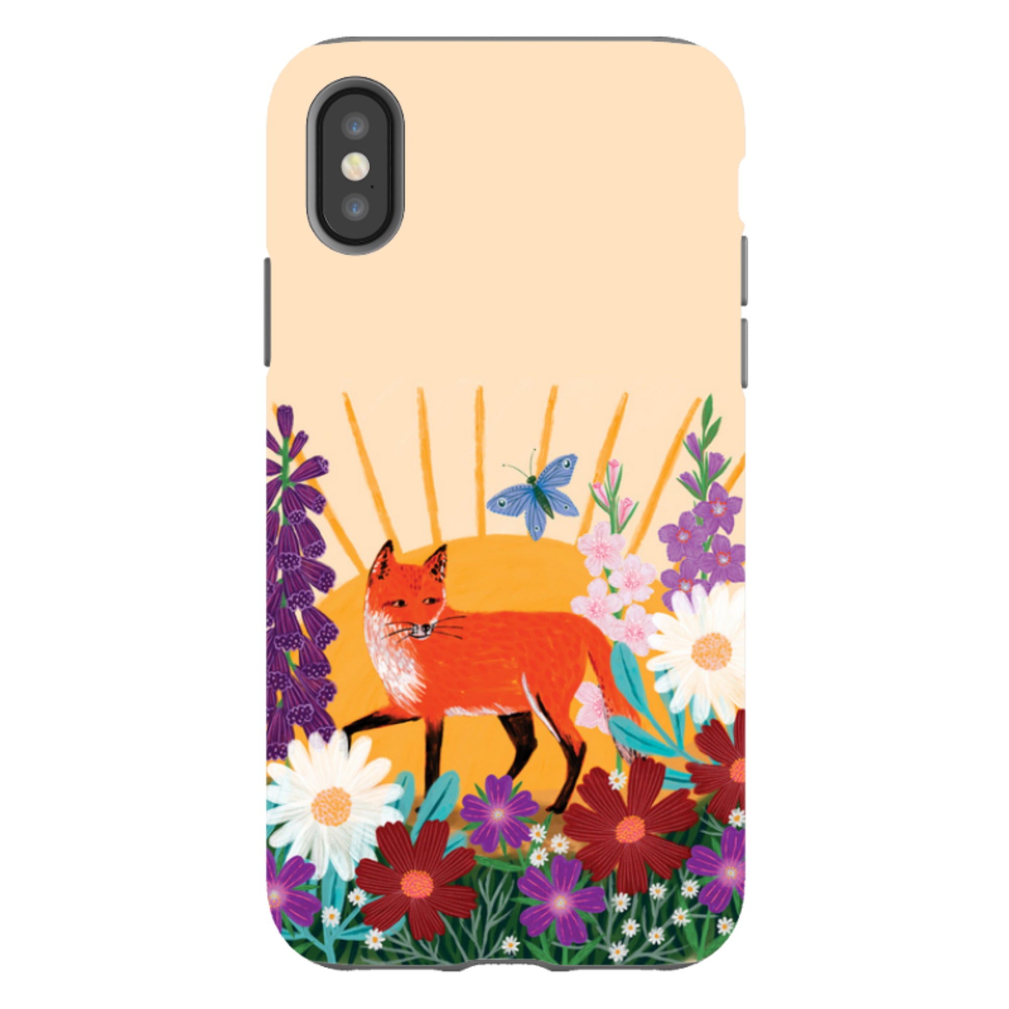 iPhone Tough Case - Summer Fox By Lee Foster Wilson
